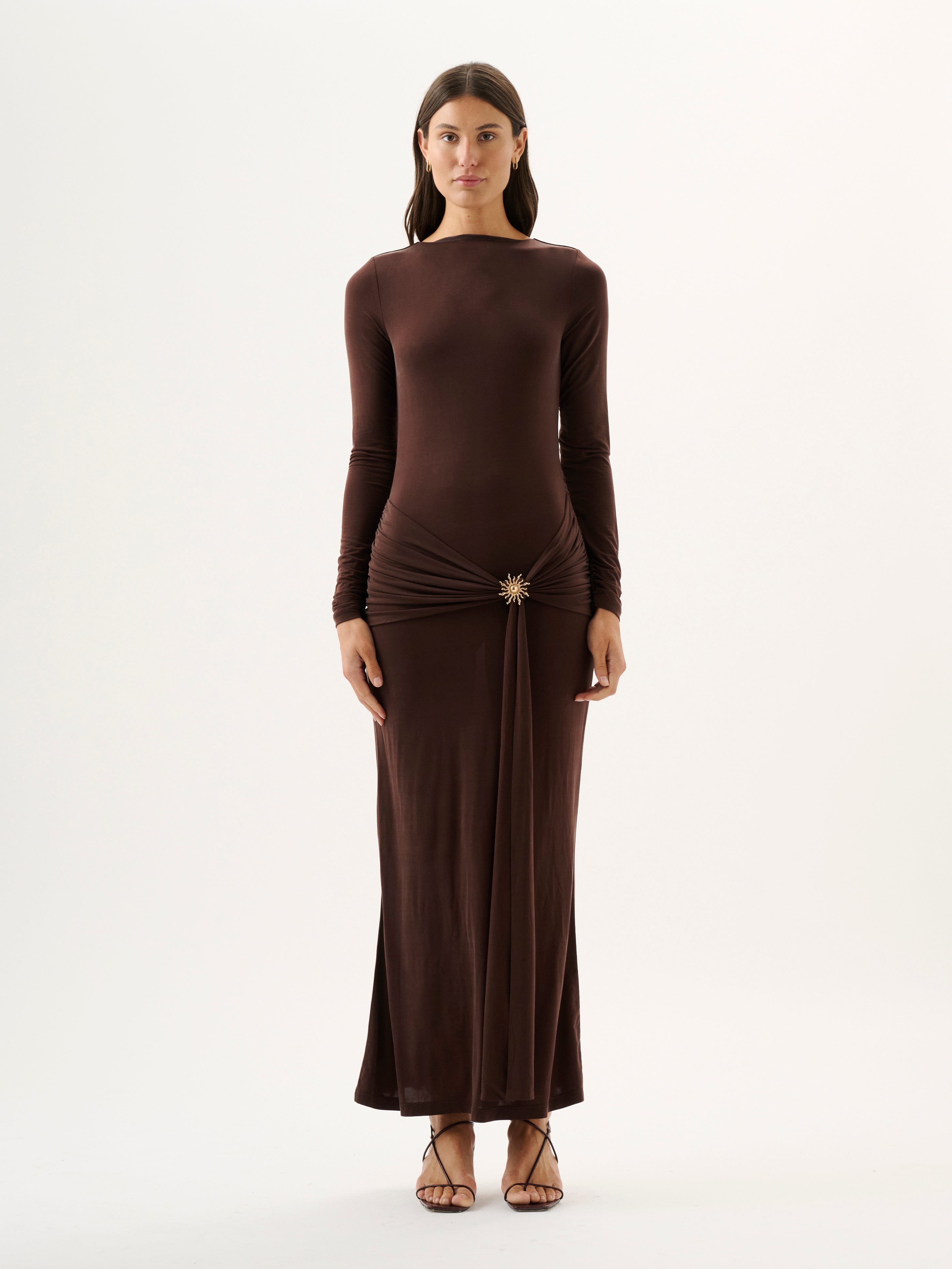 JOSIE DRESS | CHOCOLATE