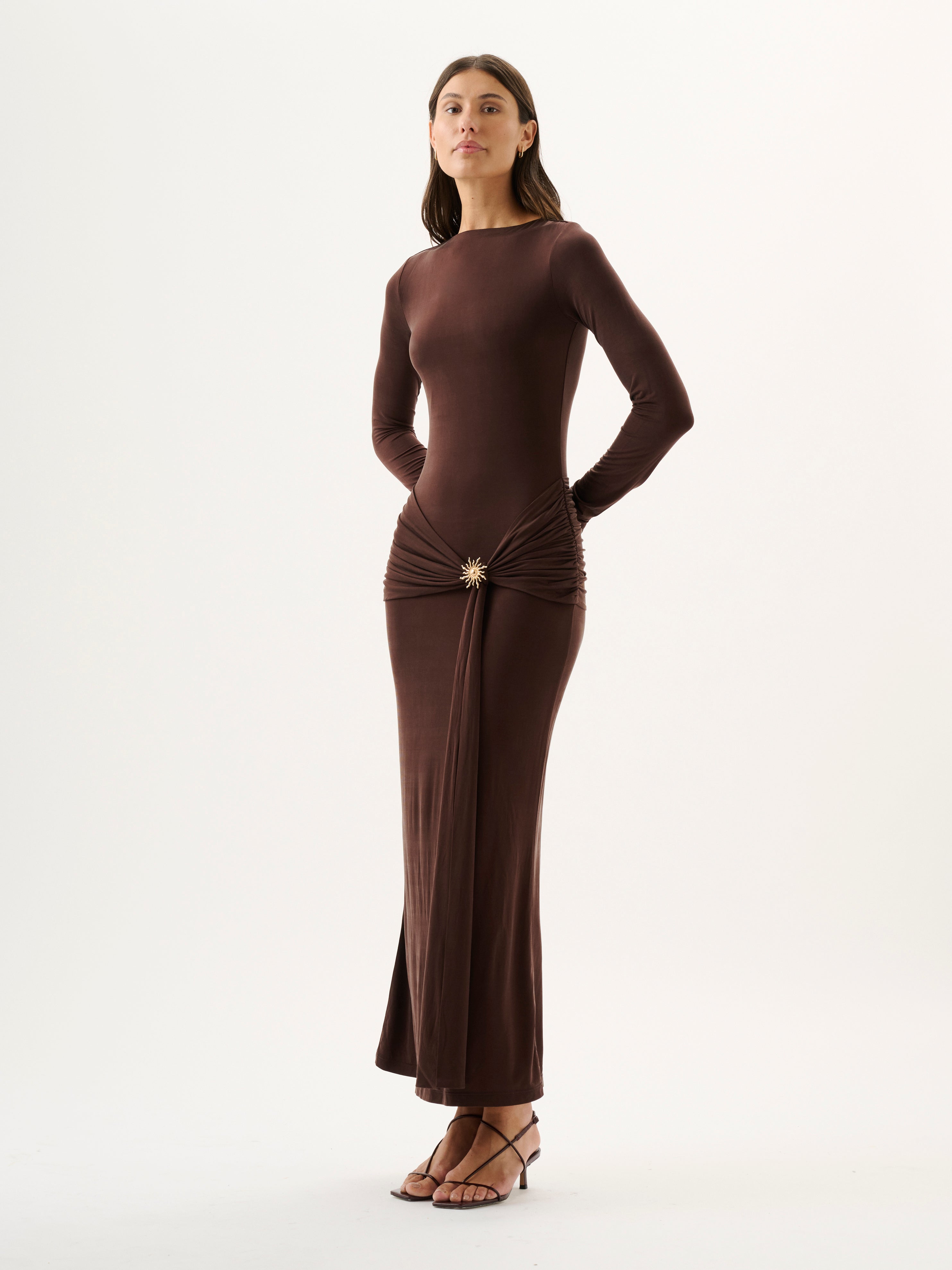 JOSIE DRESS | CHOCOLATE