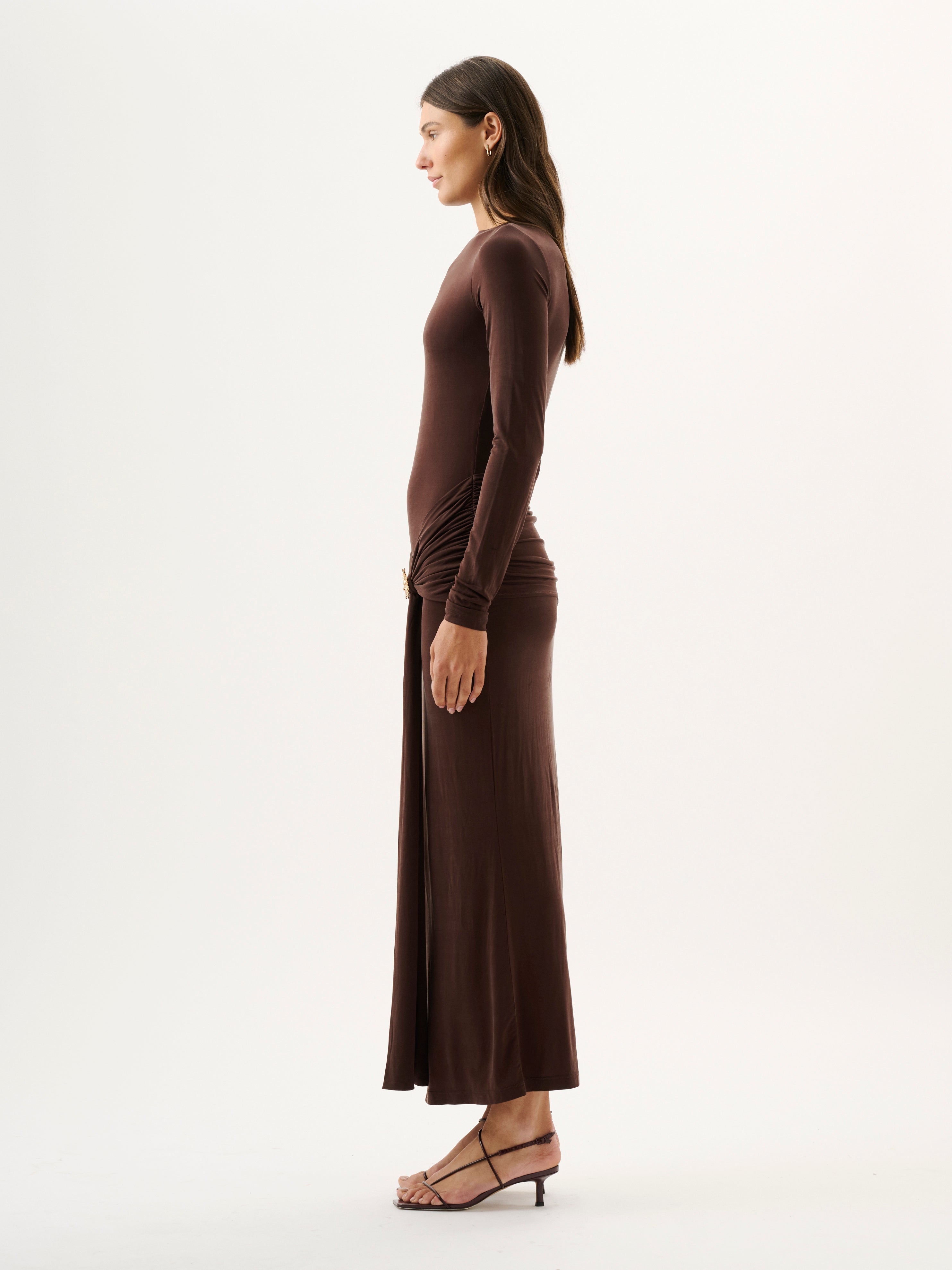 JOSIE DRESS | CHOCOLATE
