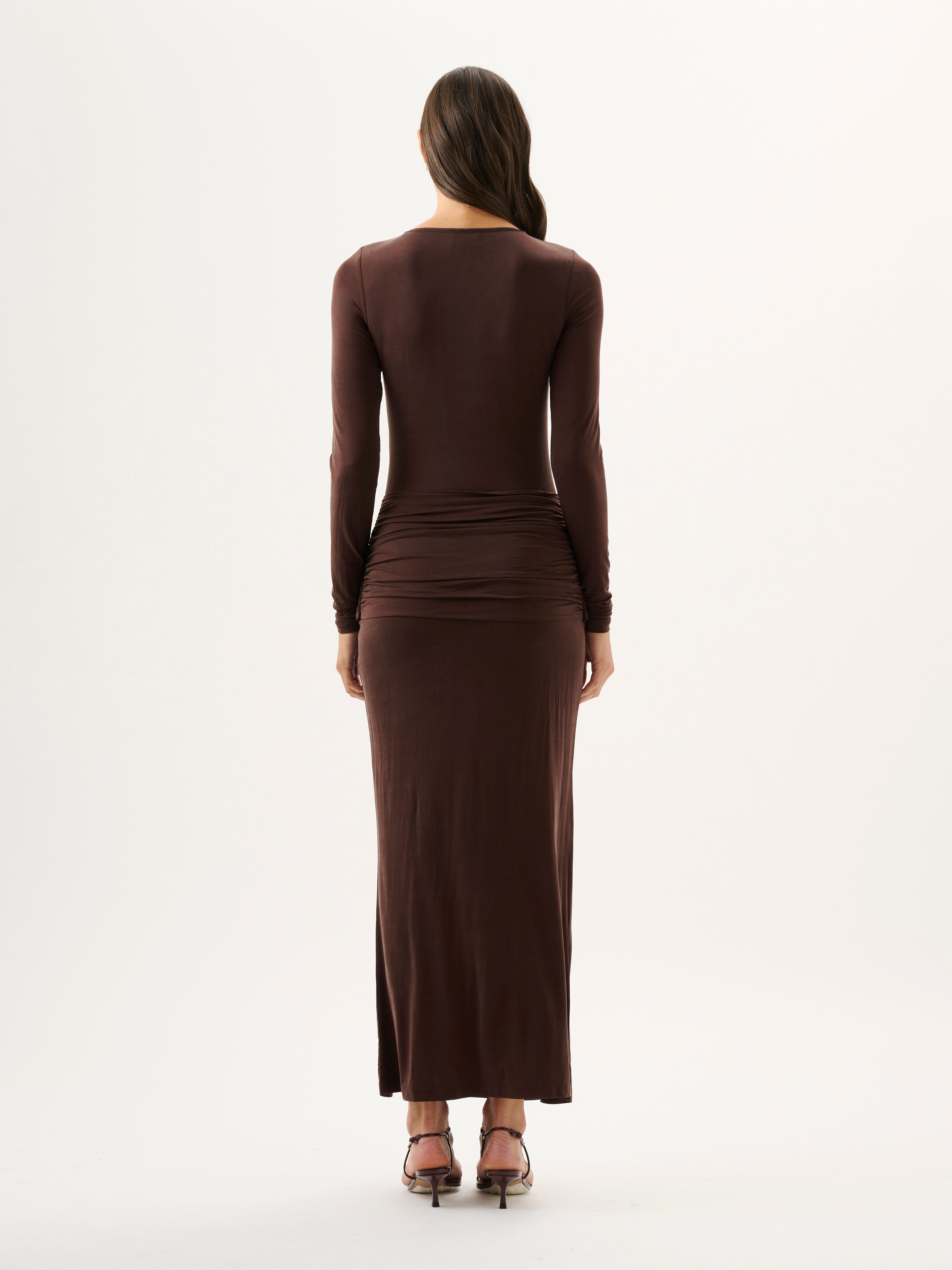 JOSIE DRESS | CHOCOLATE