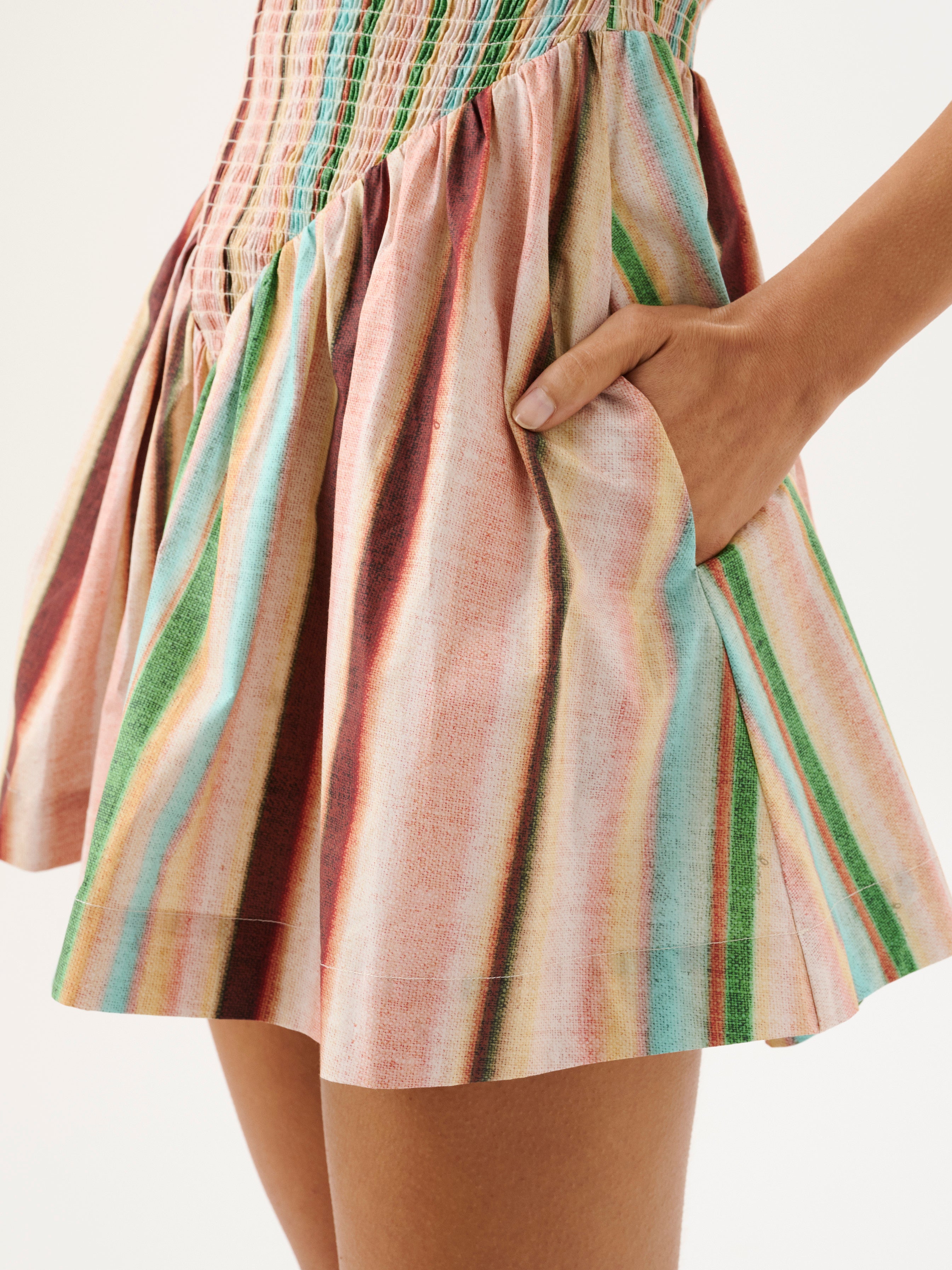 GIGI DRESS | PRISM STRIPE