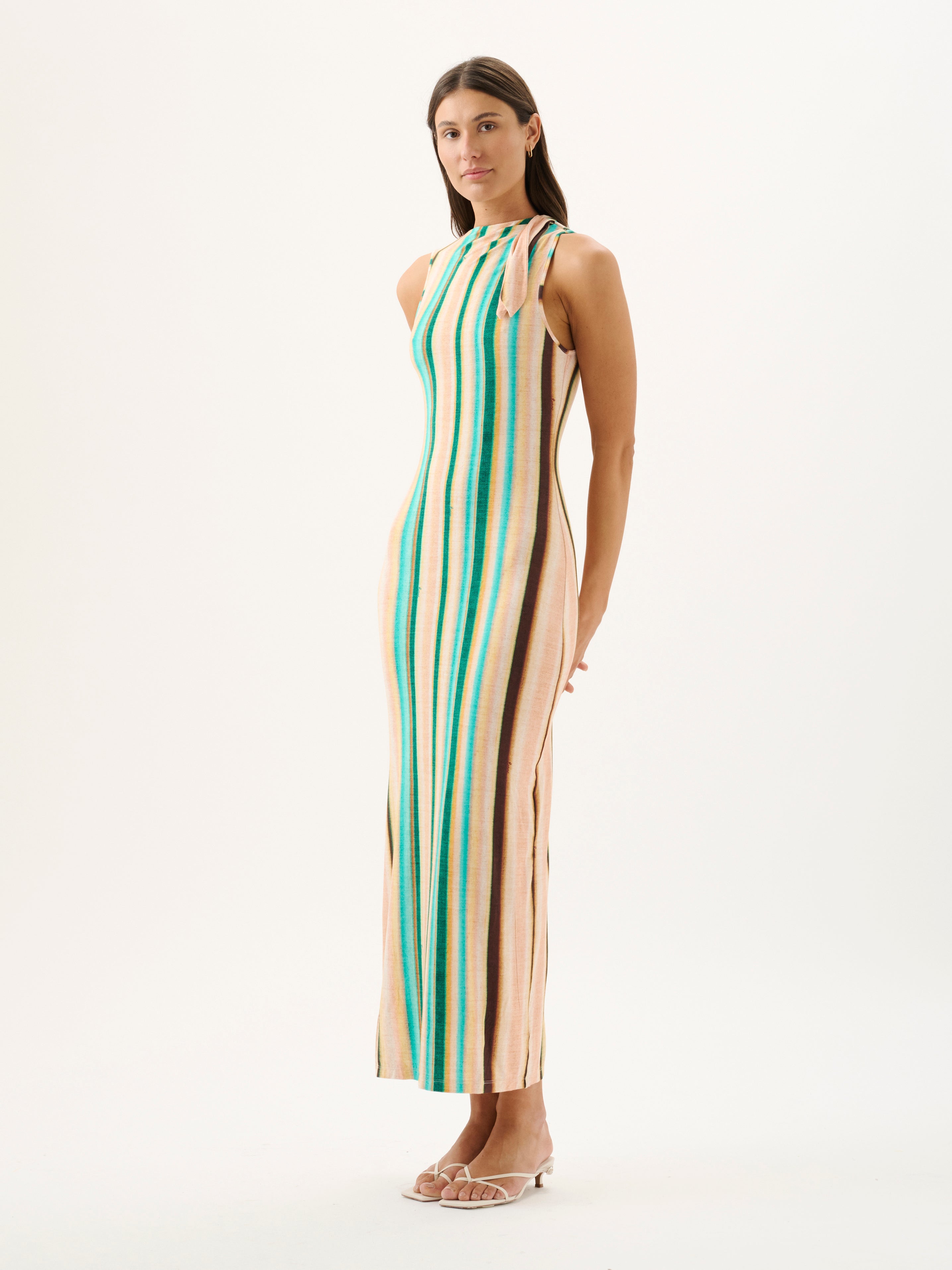 BEATRIX DRESS | PRISM STRIPE