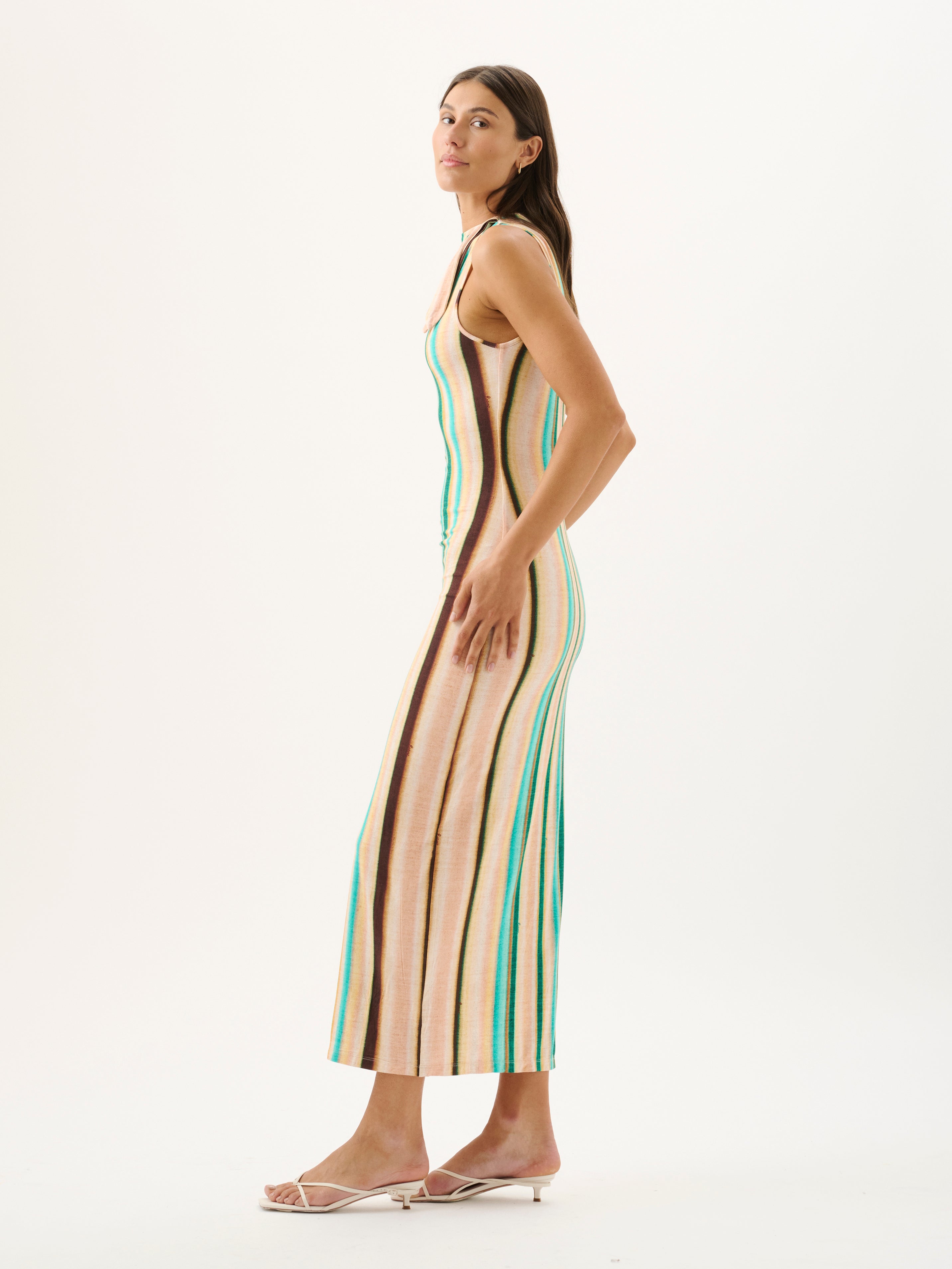BEATRIX DRESS | PRISM STRIPE