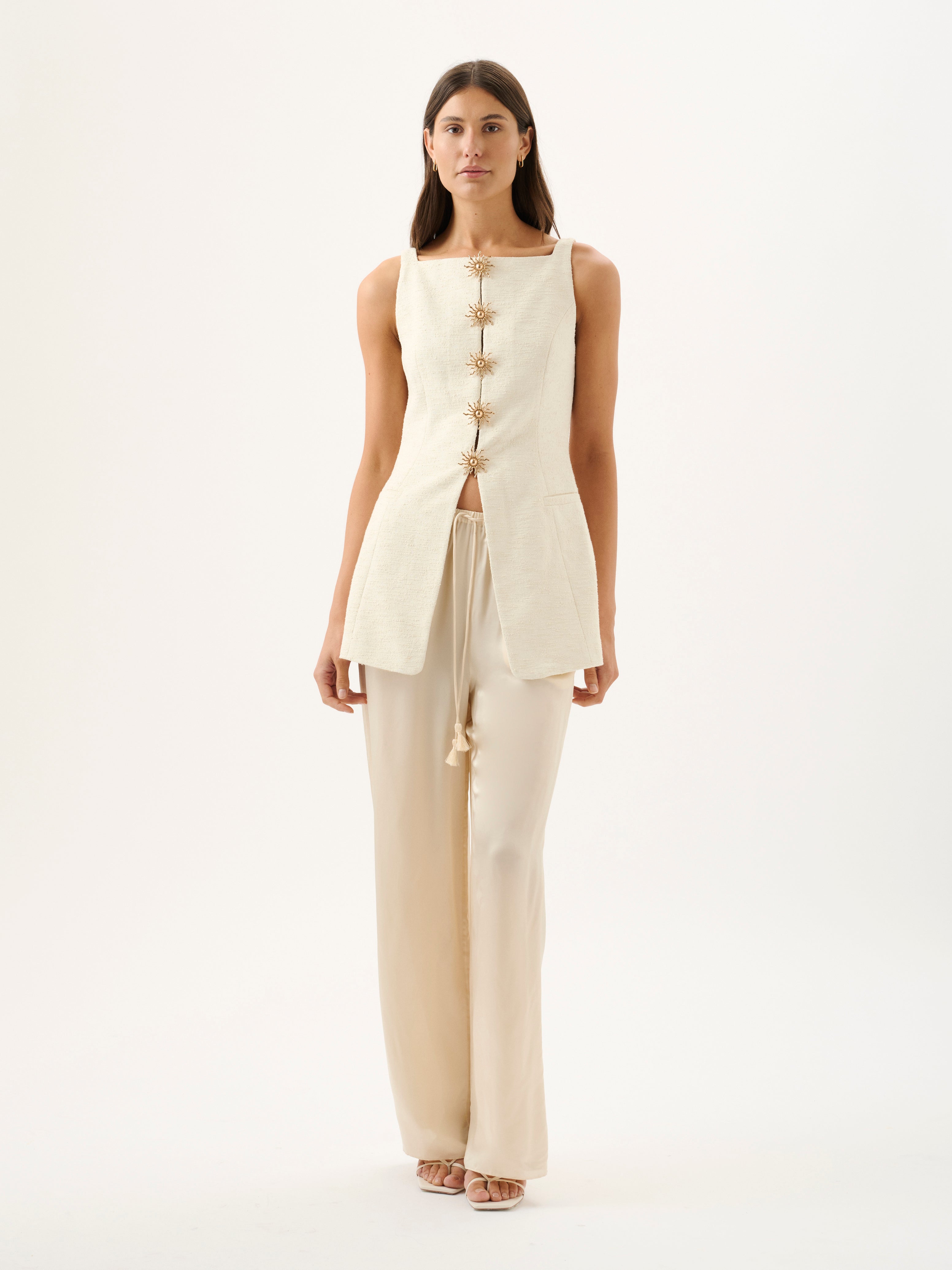ESTELLA VEST | IVORY