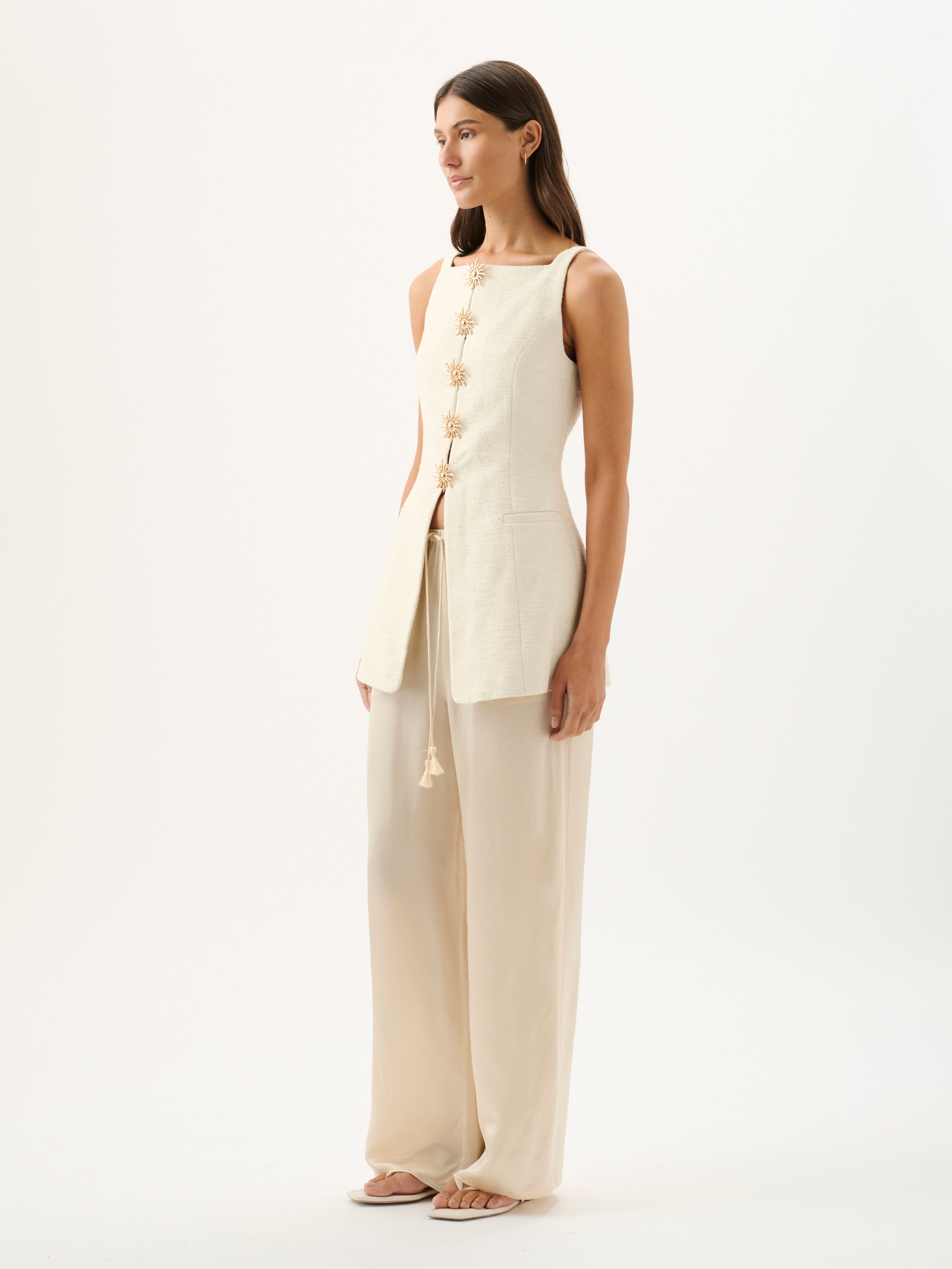 ESTELLA VEST | IVORY