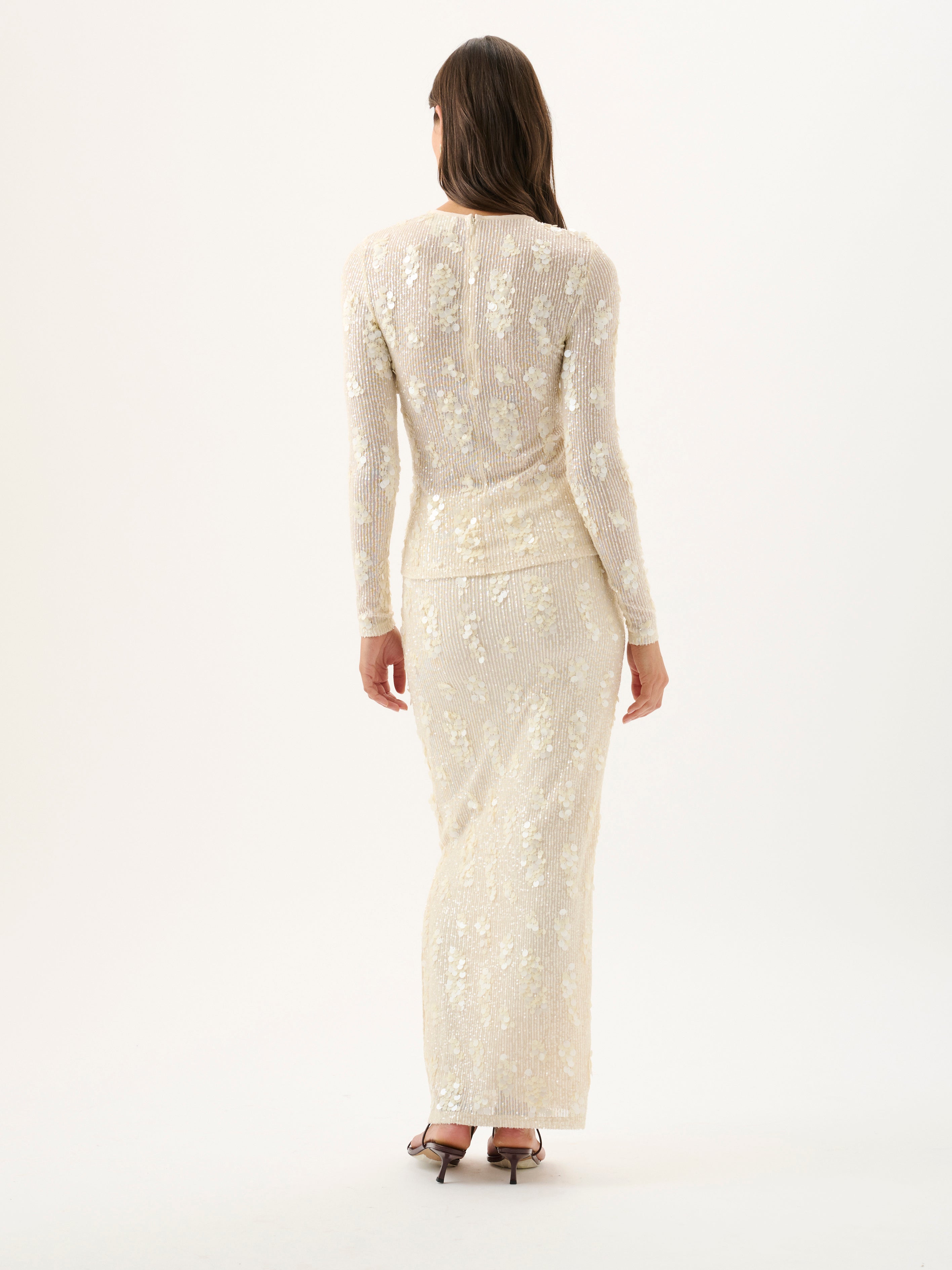 CARMINE TOP | IVORY SEQUIN