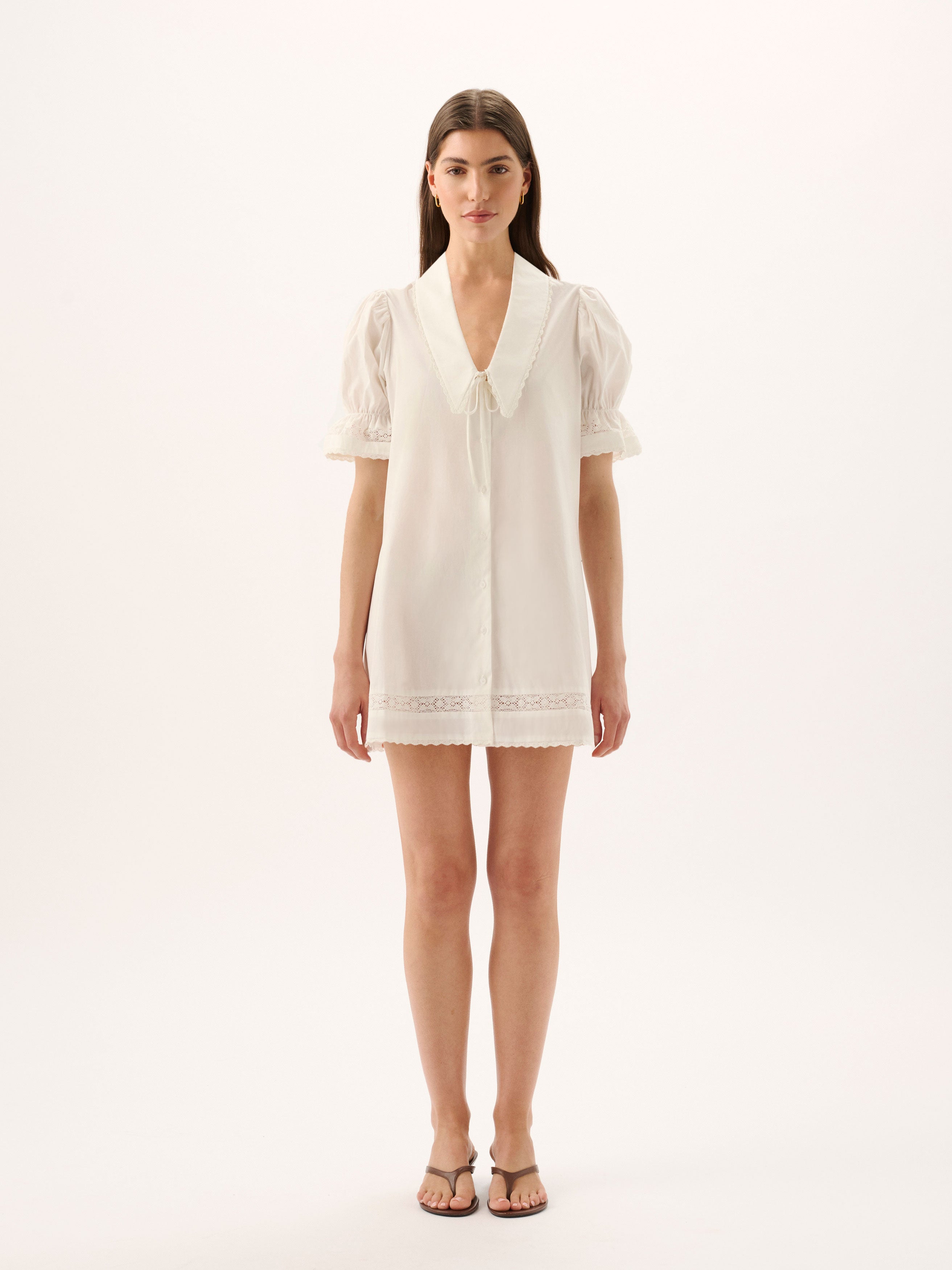 MAISIE MINI DRESS | WHITE