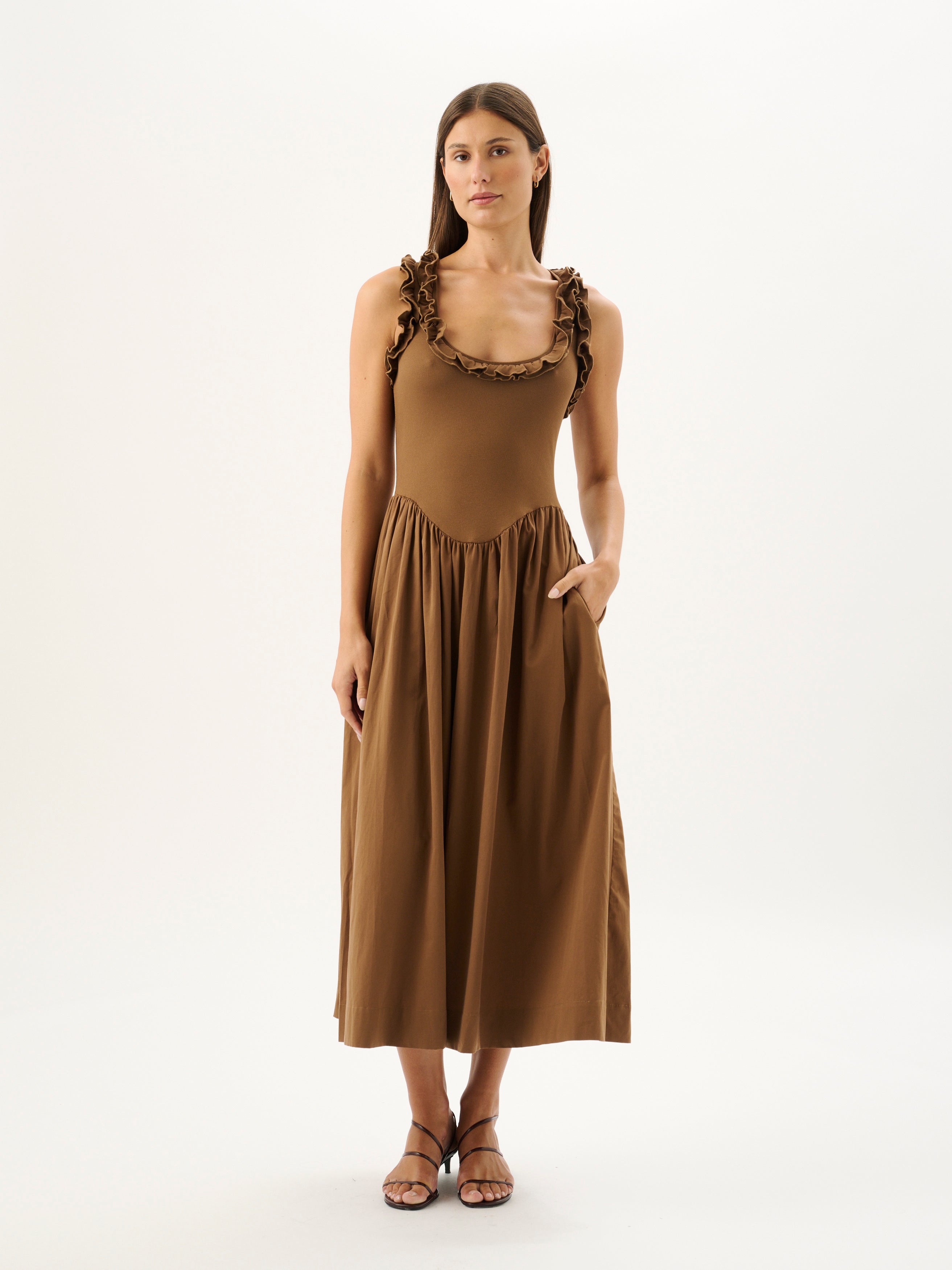 PALOMA MAXI DRESS | TOFFEE