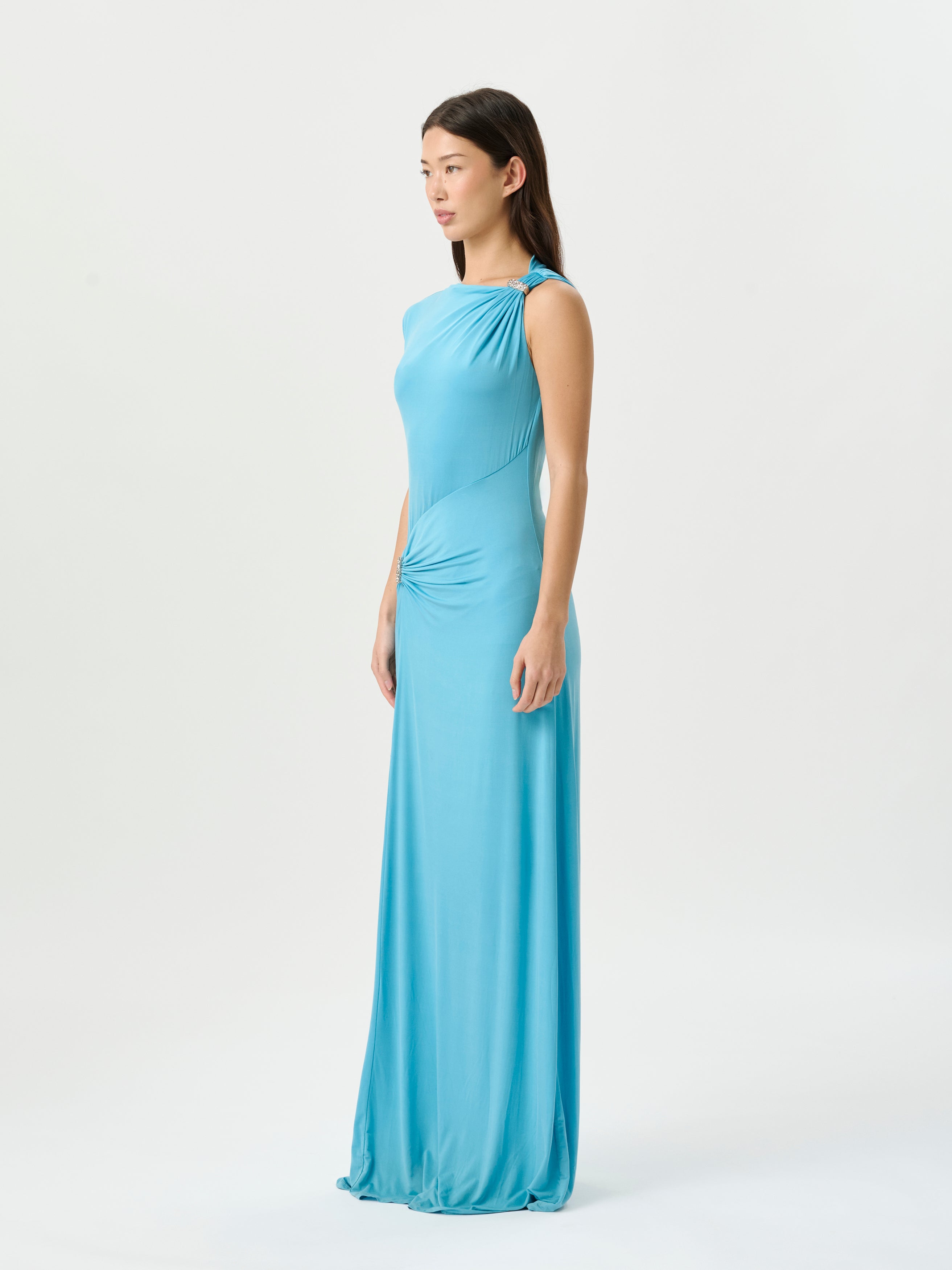 Gloria Gown Aquamarine