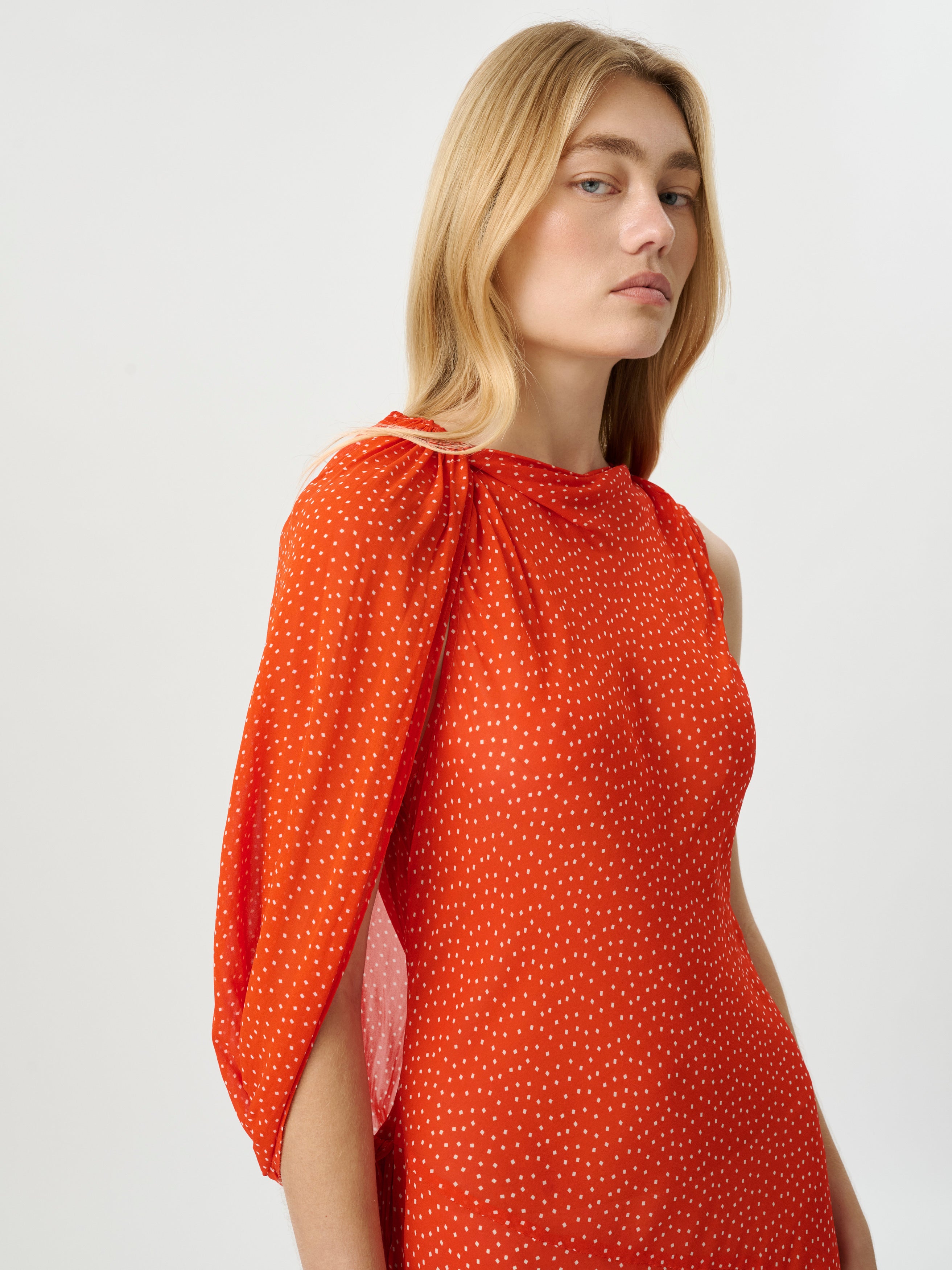 Fallon Gown Poppy Confetti