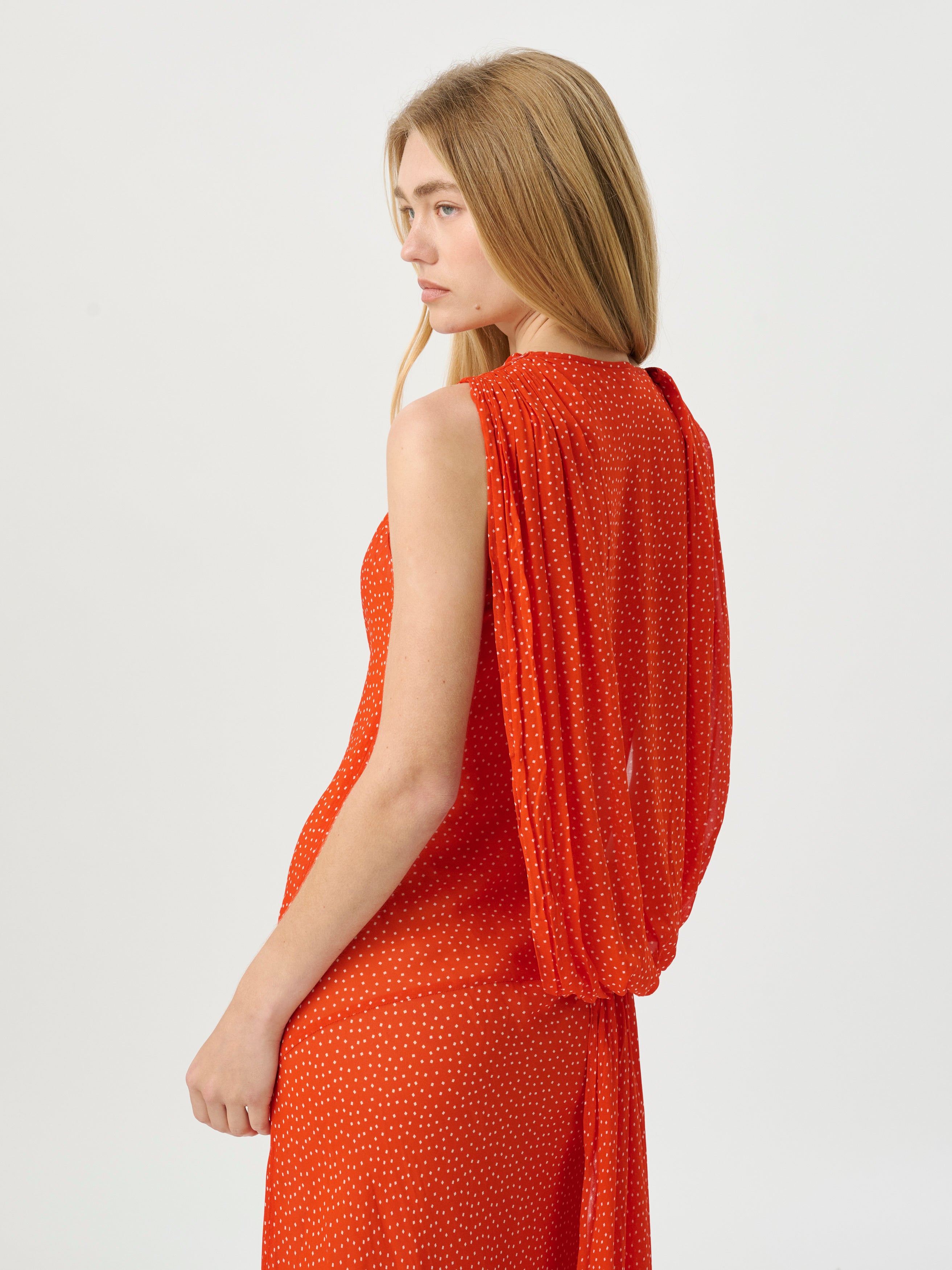 Fallon Gown Poppy Confetti