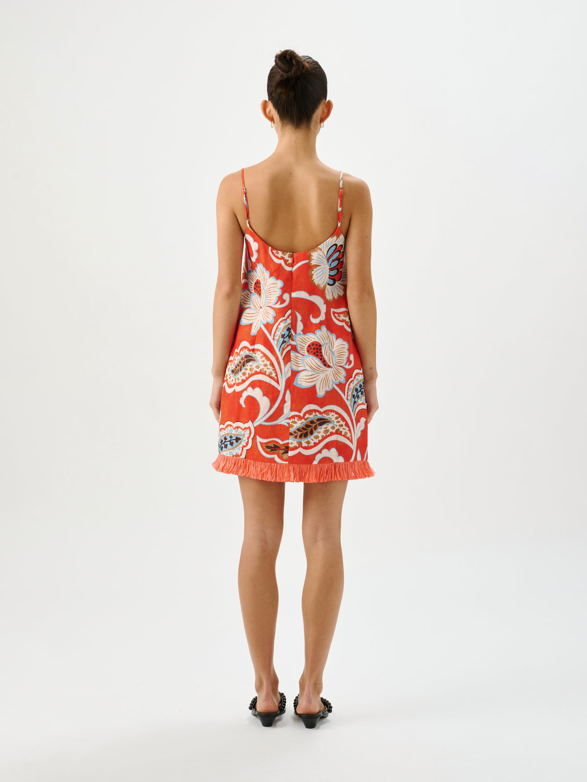 Willa Fringe Dress Paradiso Chintz
