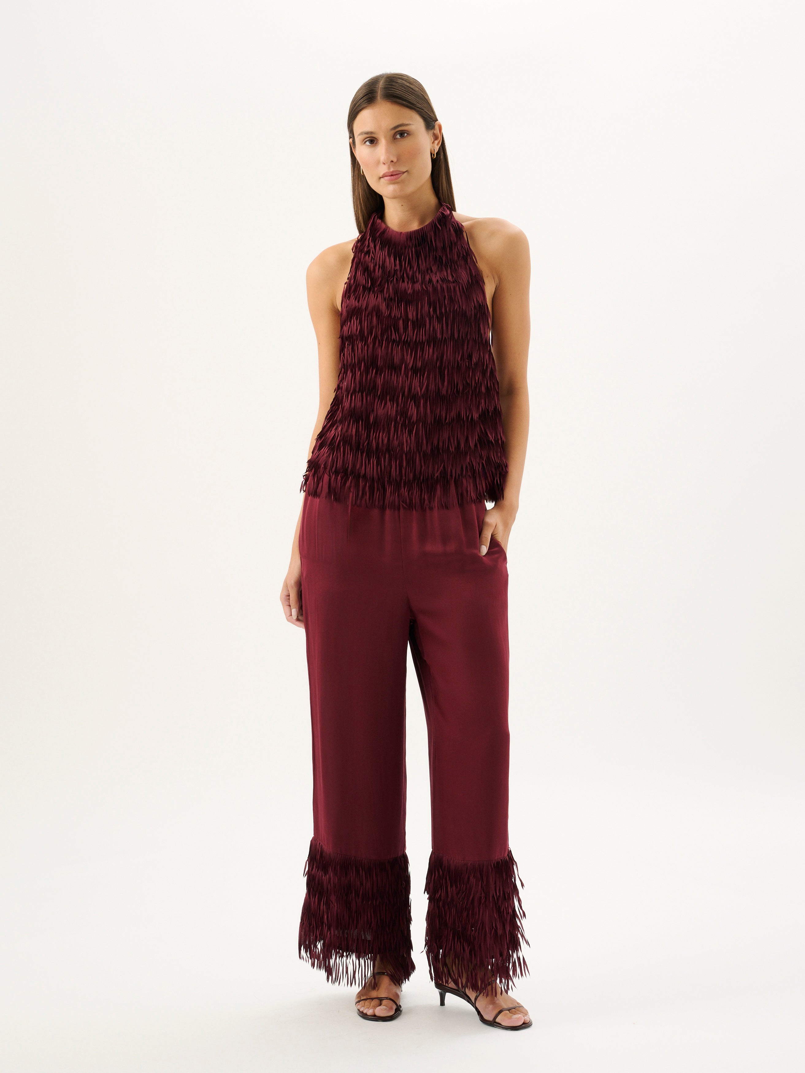 SICILIA FRINGE TOP | SANGRIA