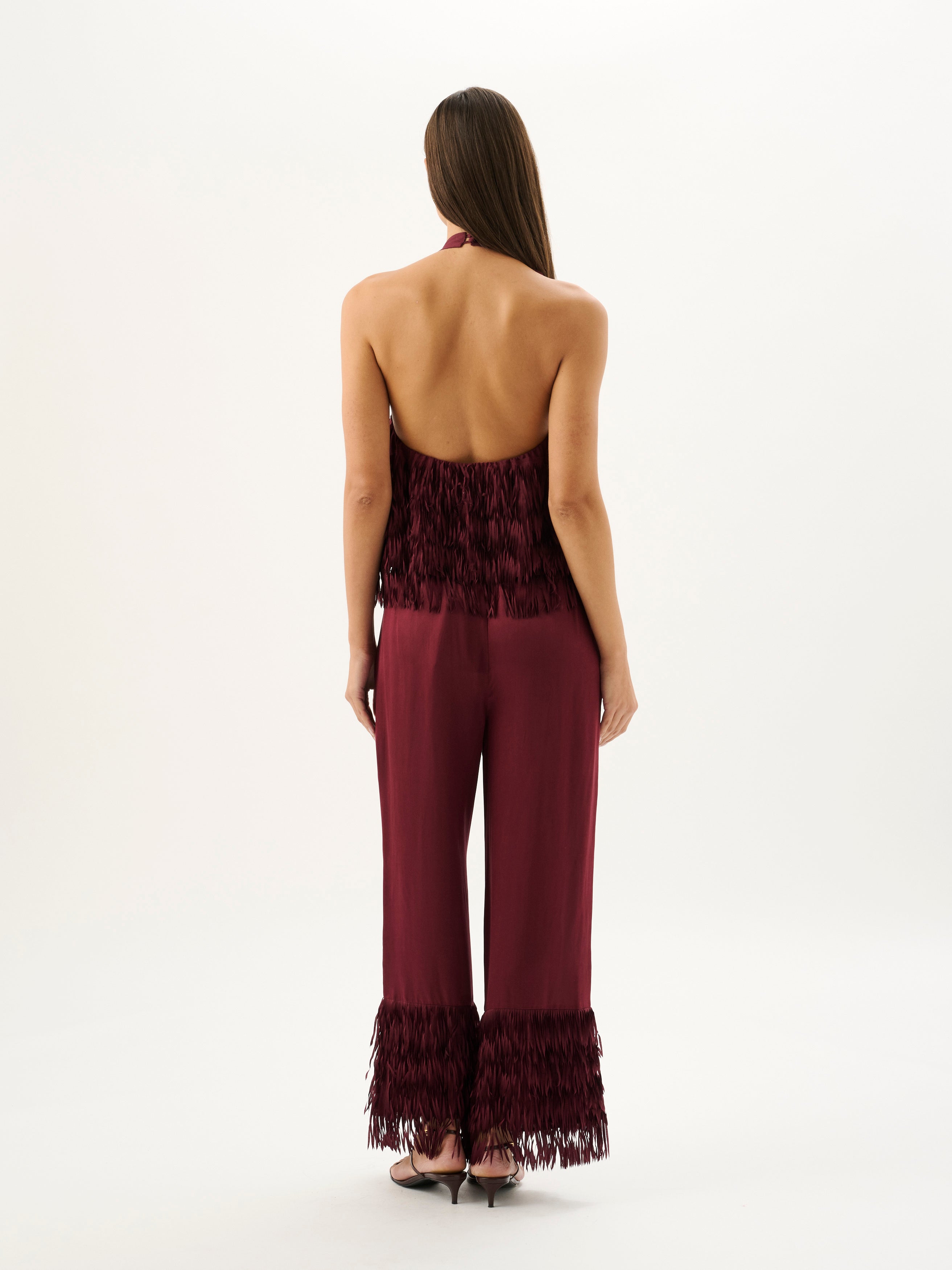 SICILIA FRINGE TOP | SANGRIA