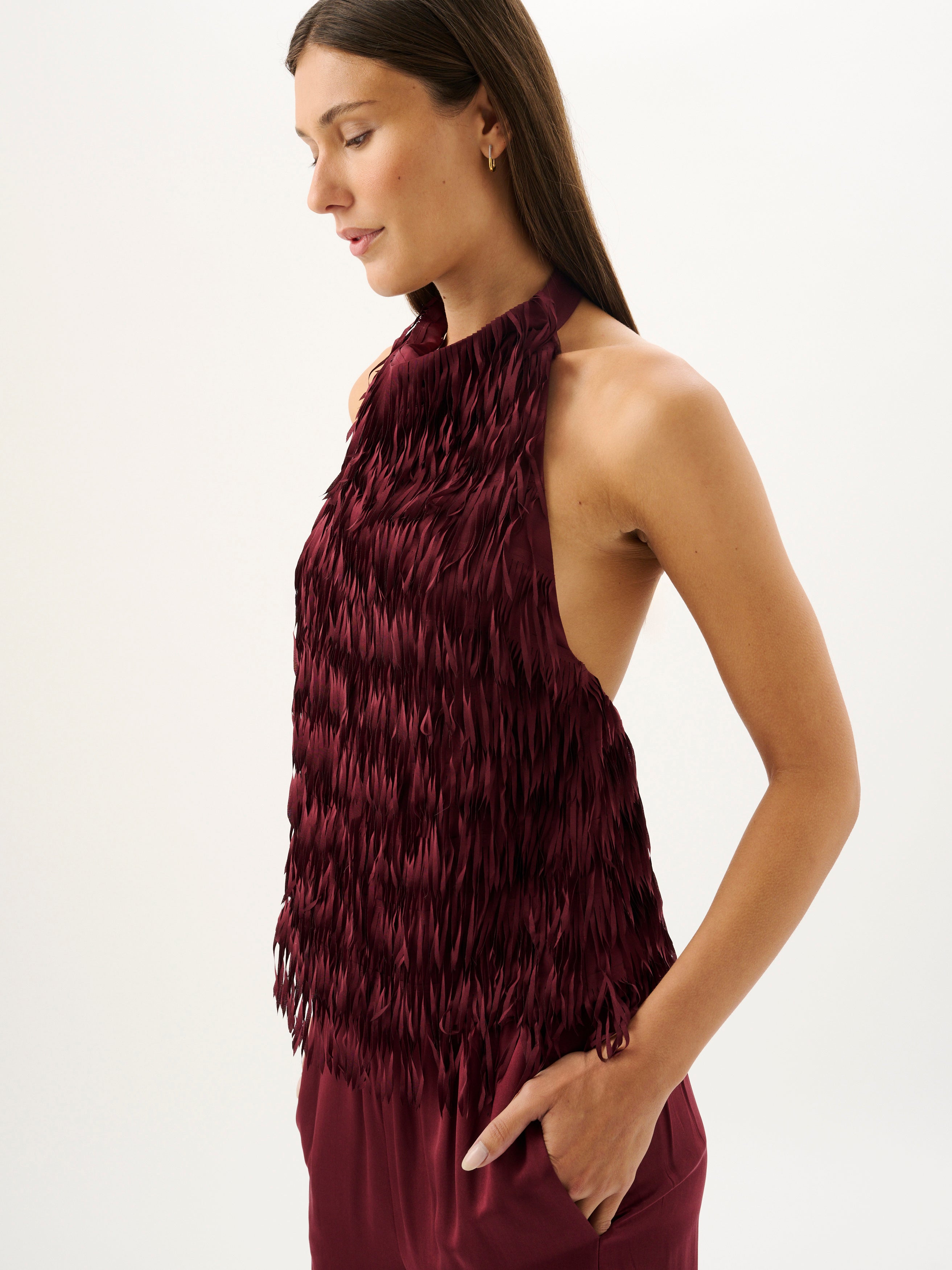 SICILIA FRINGE TOP | SANGRIA