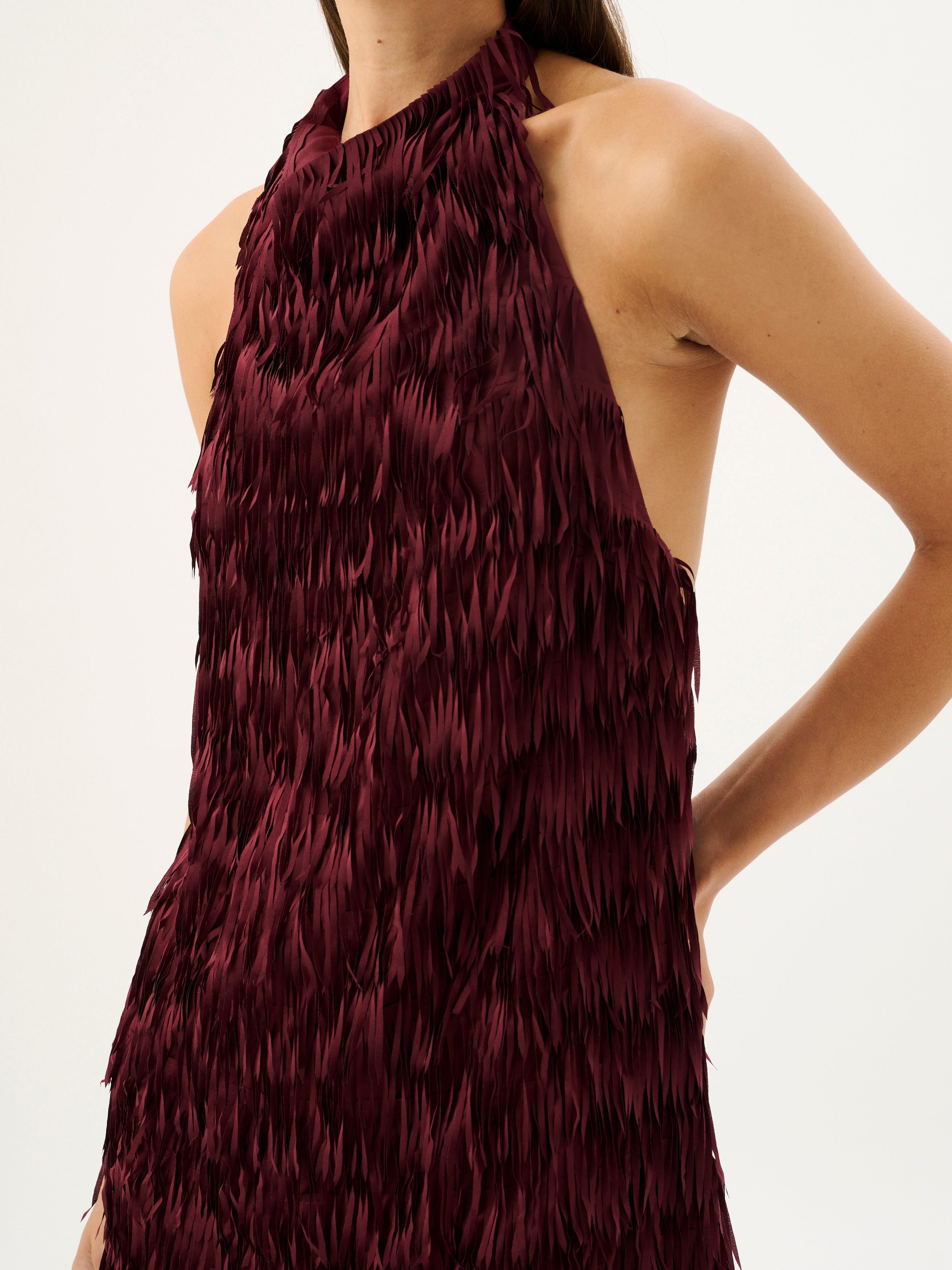 RAFAELLA FRINGE DRESS | SANGRIA