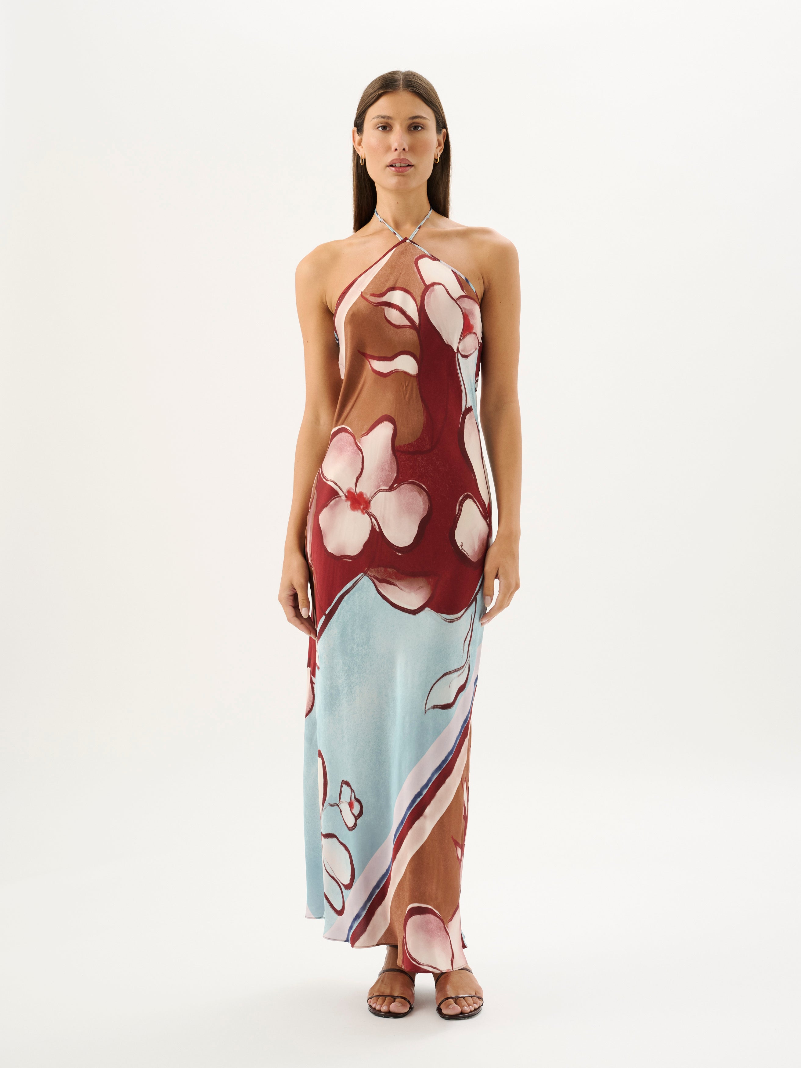 TULULA HALTER DRESS | MARISOL BLOOM