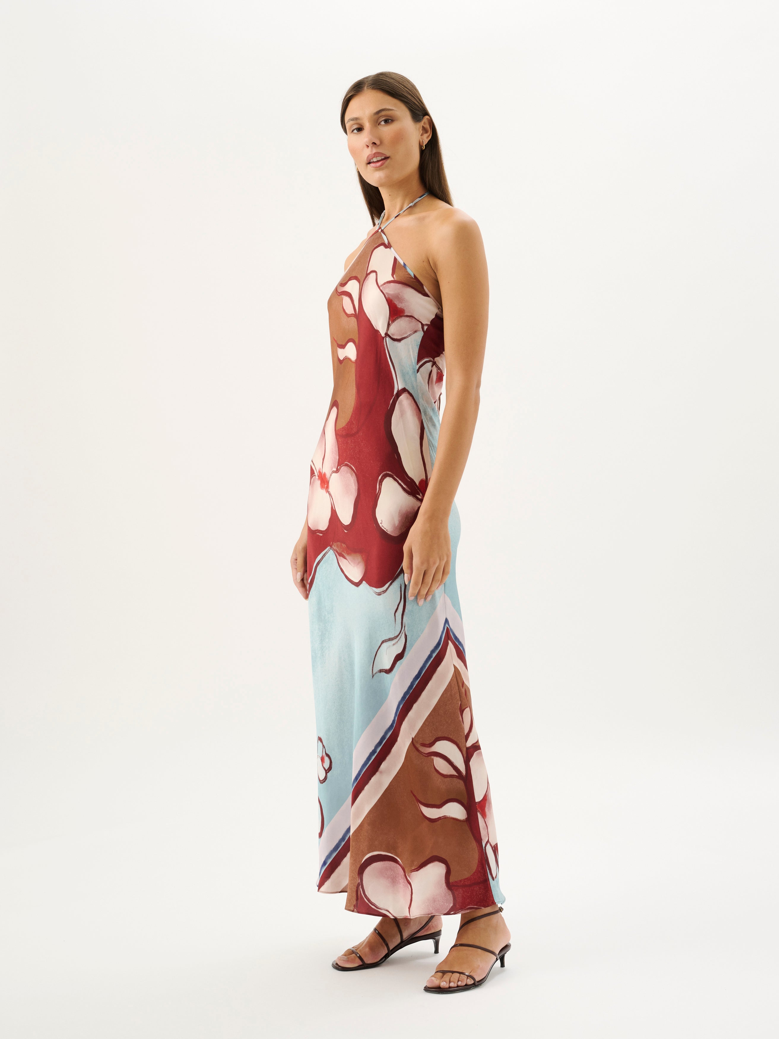 TULULA HALTER DRESS | MARISOL BLOOM
