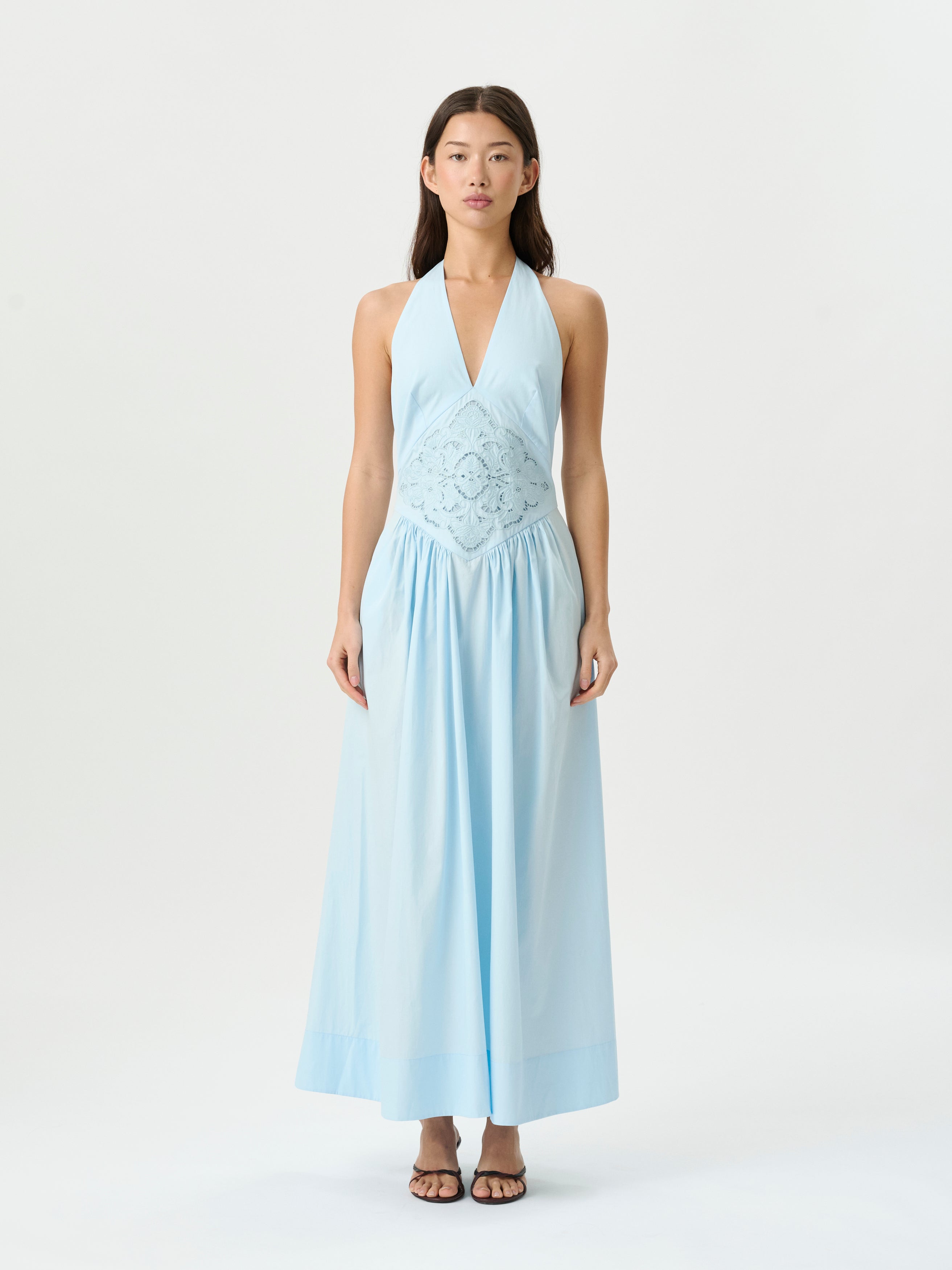 Maddie Dress Powder Blue
