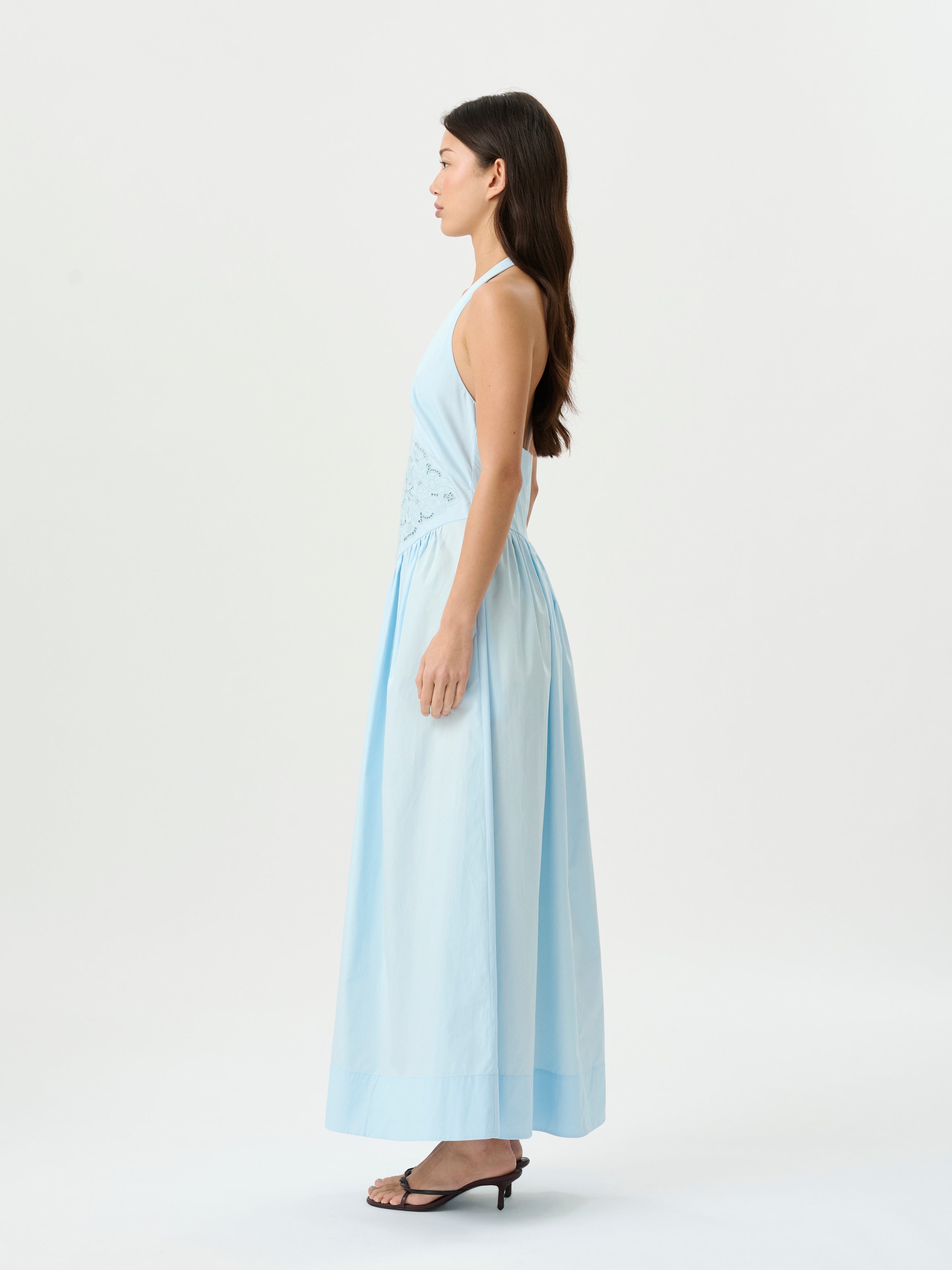 Maddie Dress Powder Blue