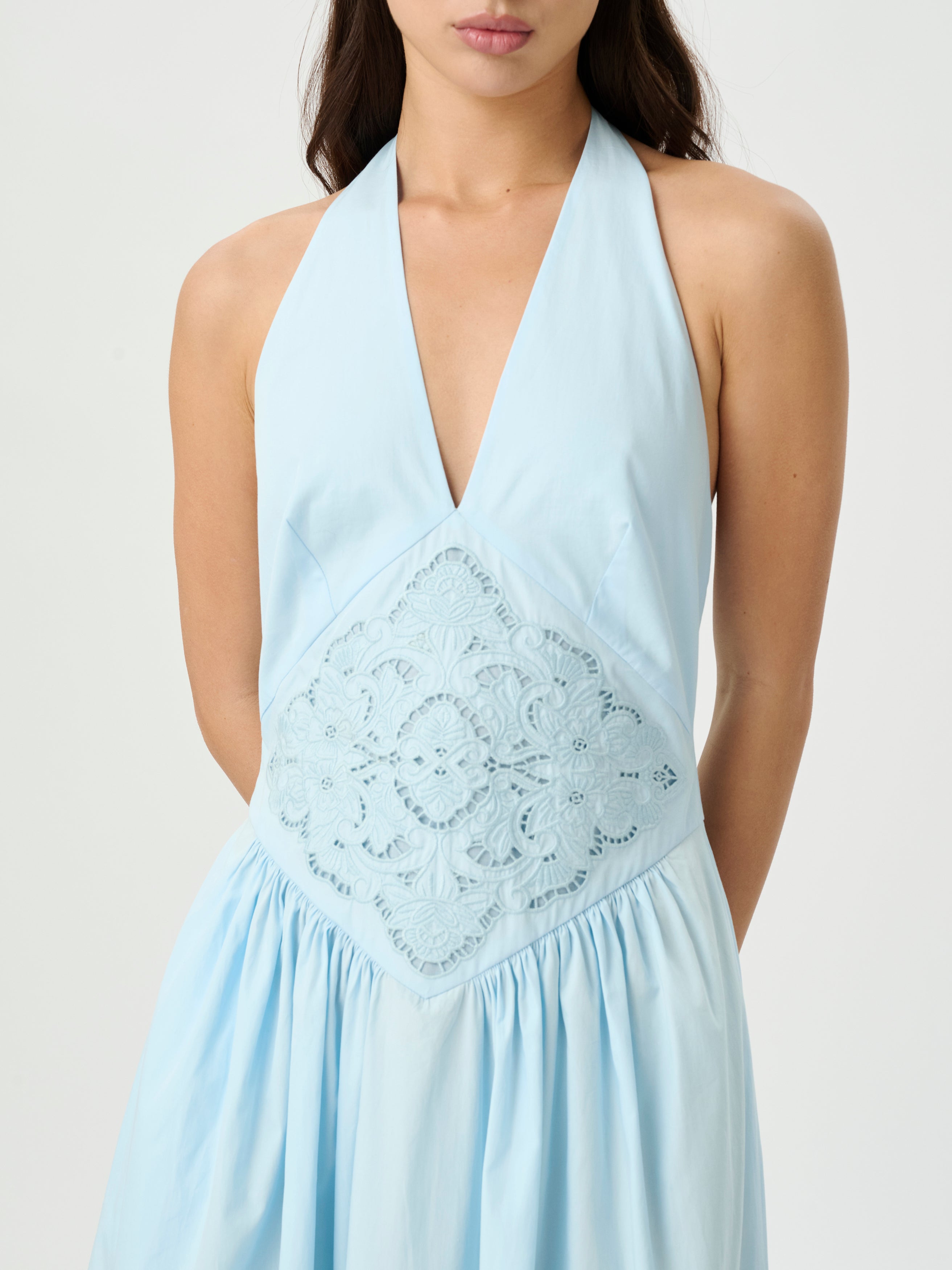 Maddie Dress Powder Blue