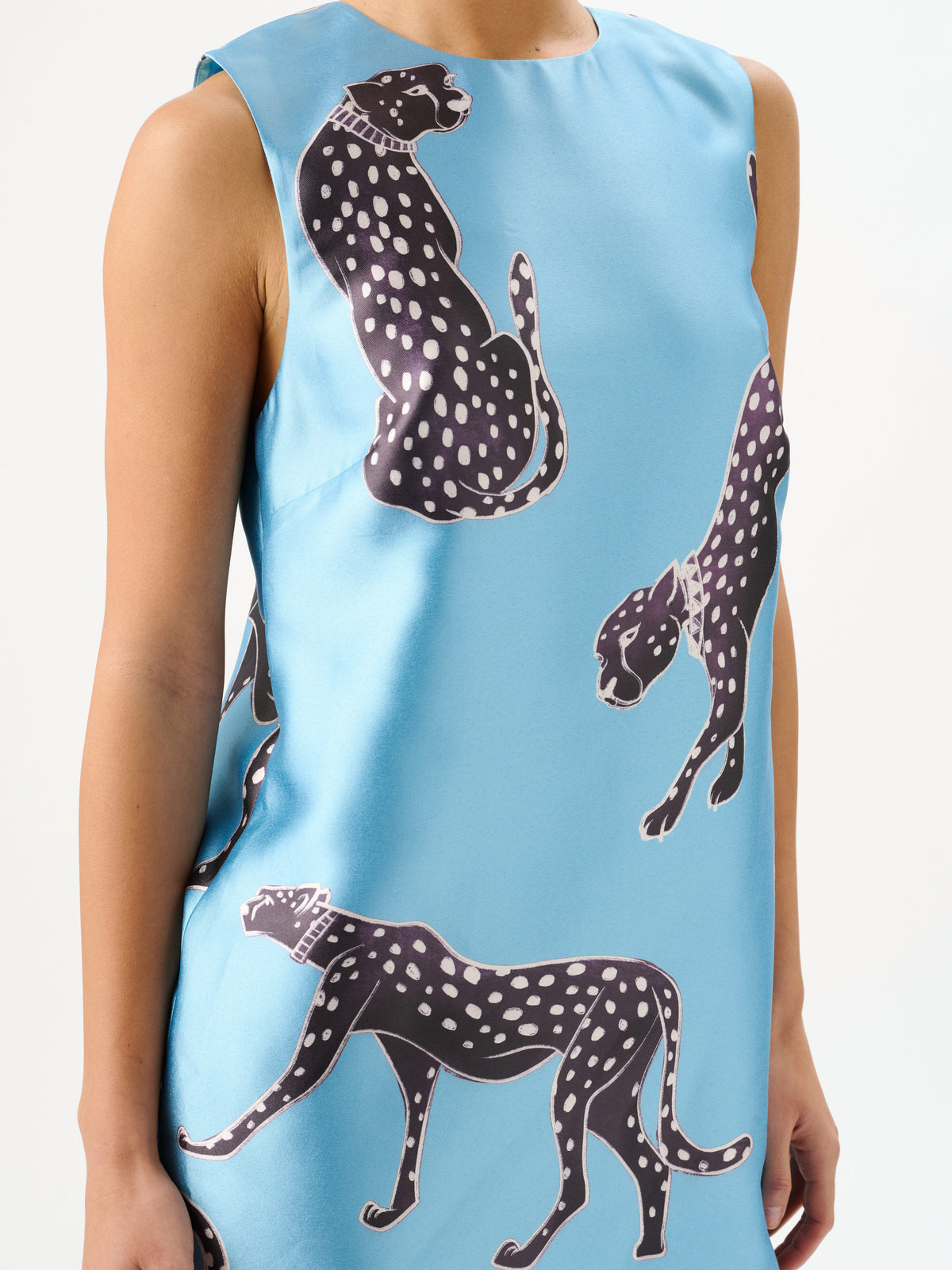 Sofia Dress Cheetah Royale Topaz