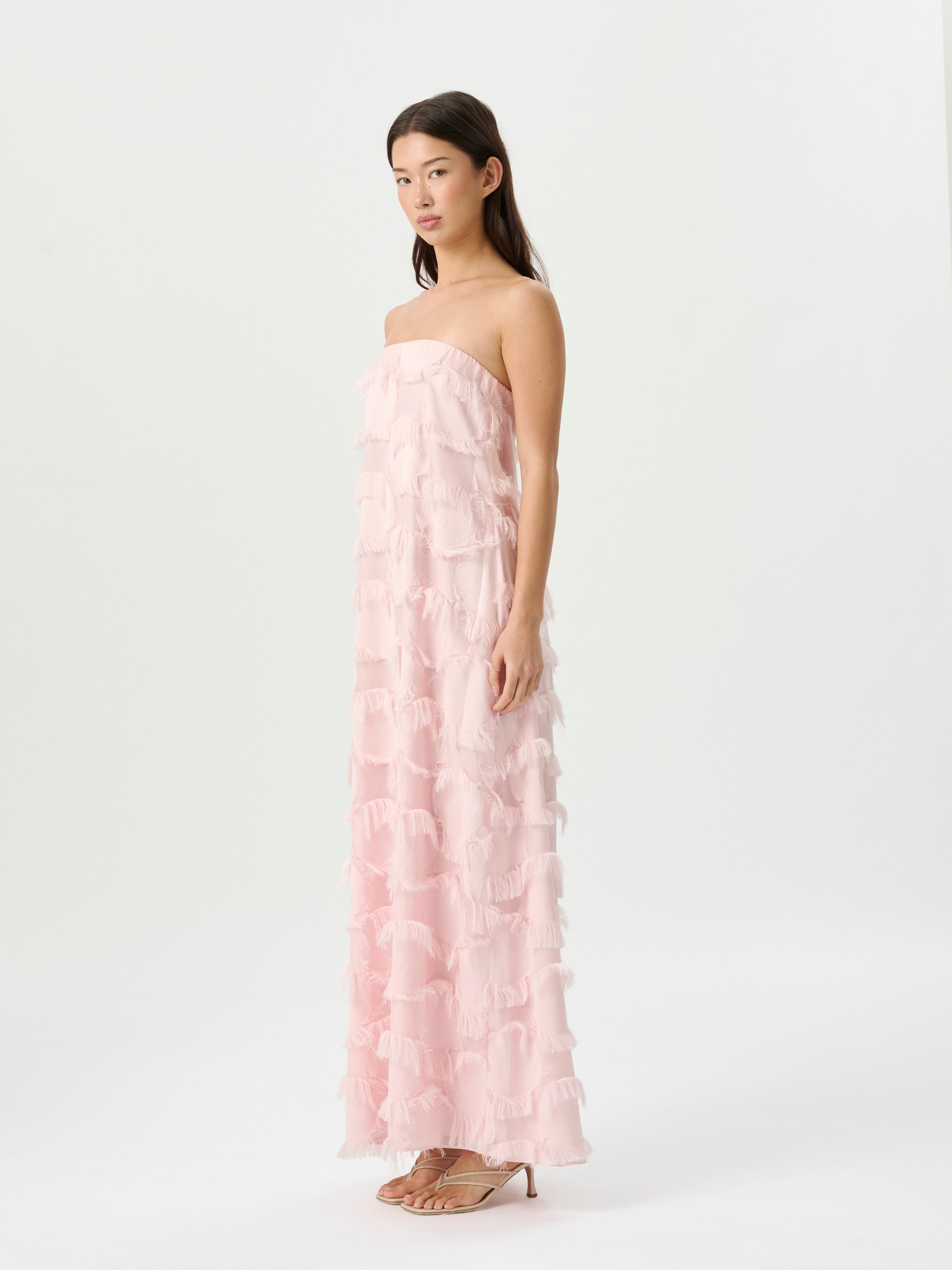 Carrie Dress Powder Pink