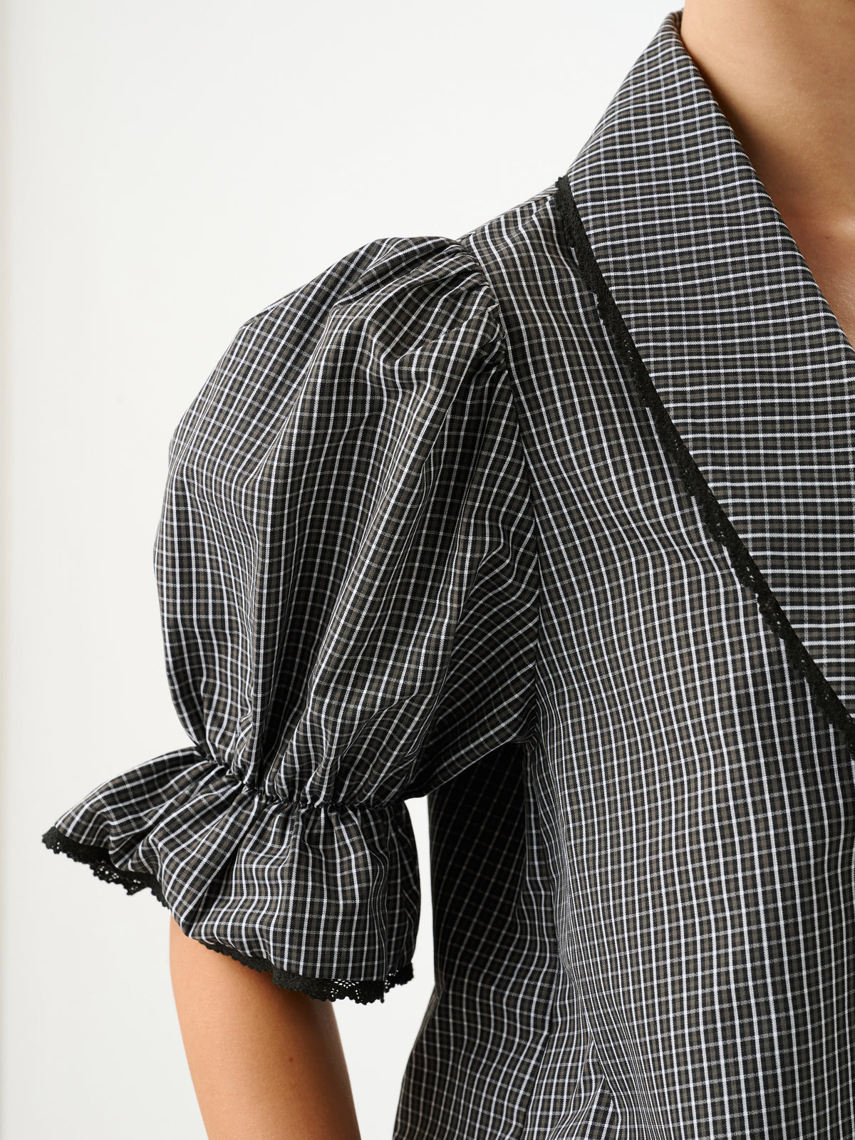 Maisie Tie Shirt Checkmate
