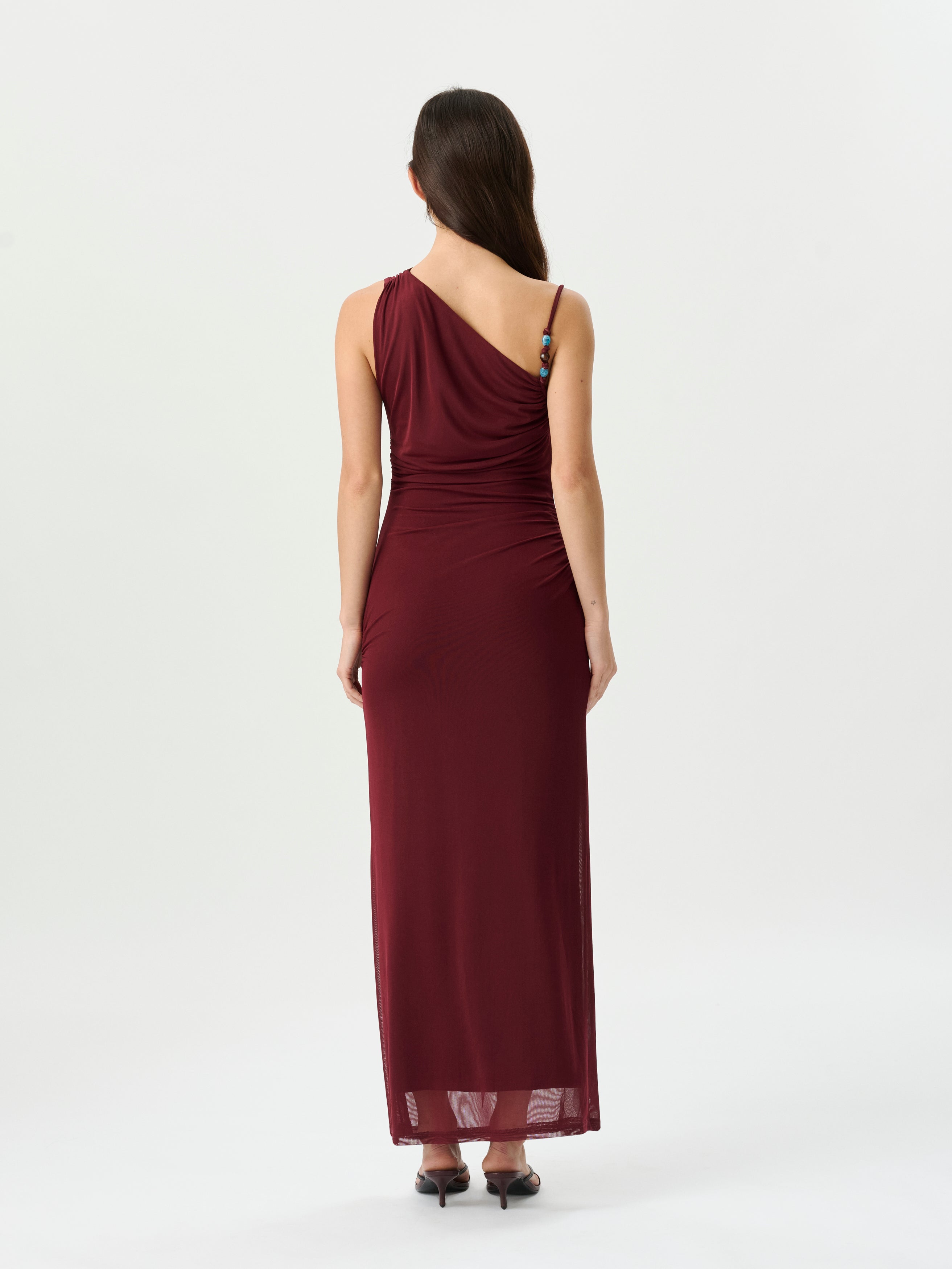 Ember Mesh Dress Mulberry