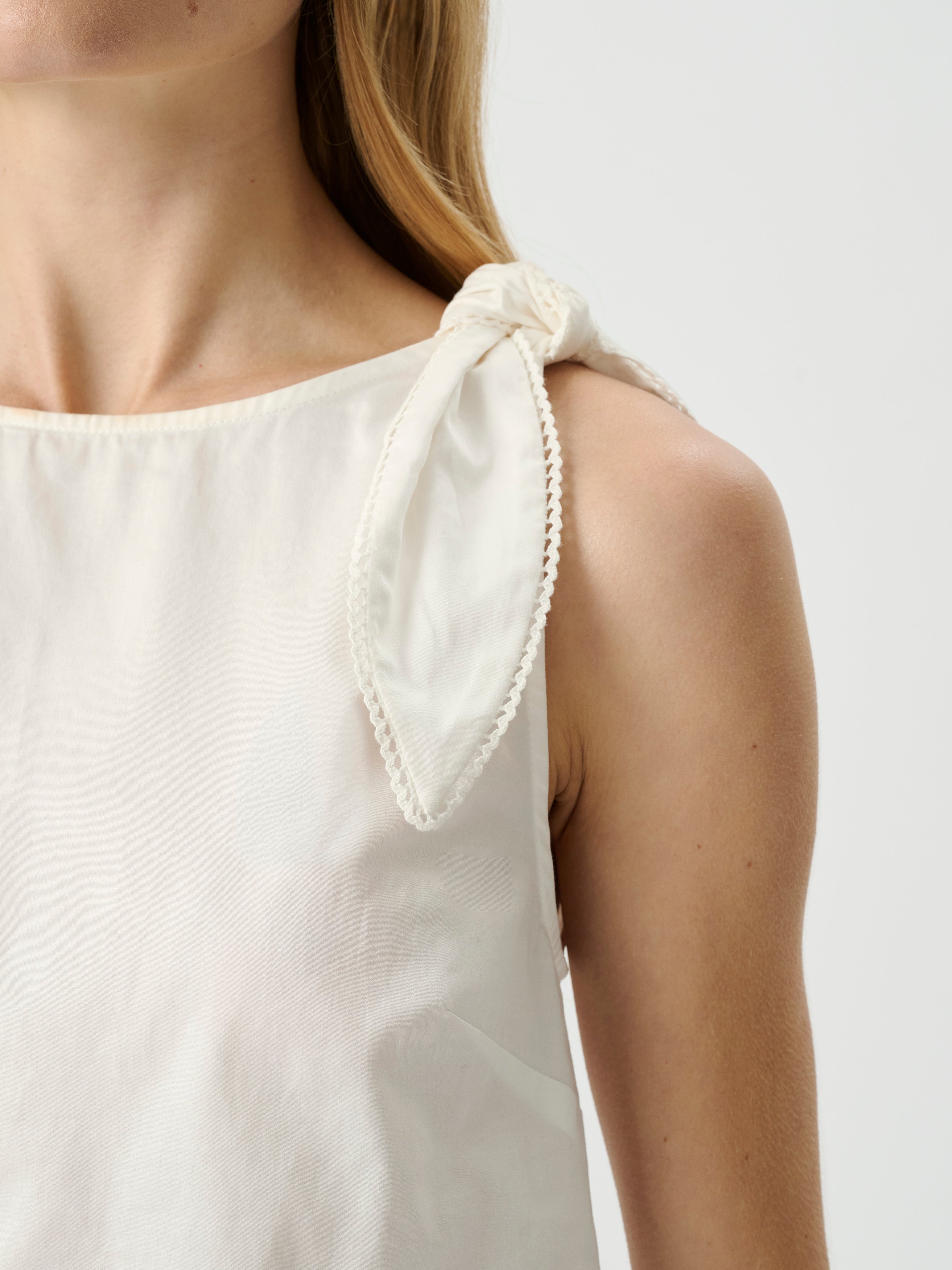 Dixie Tie Top White