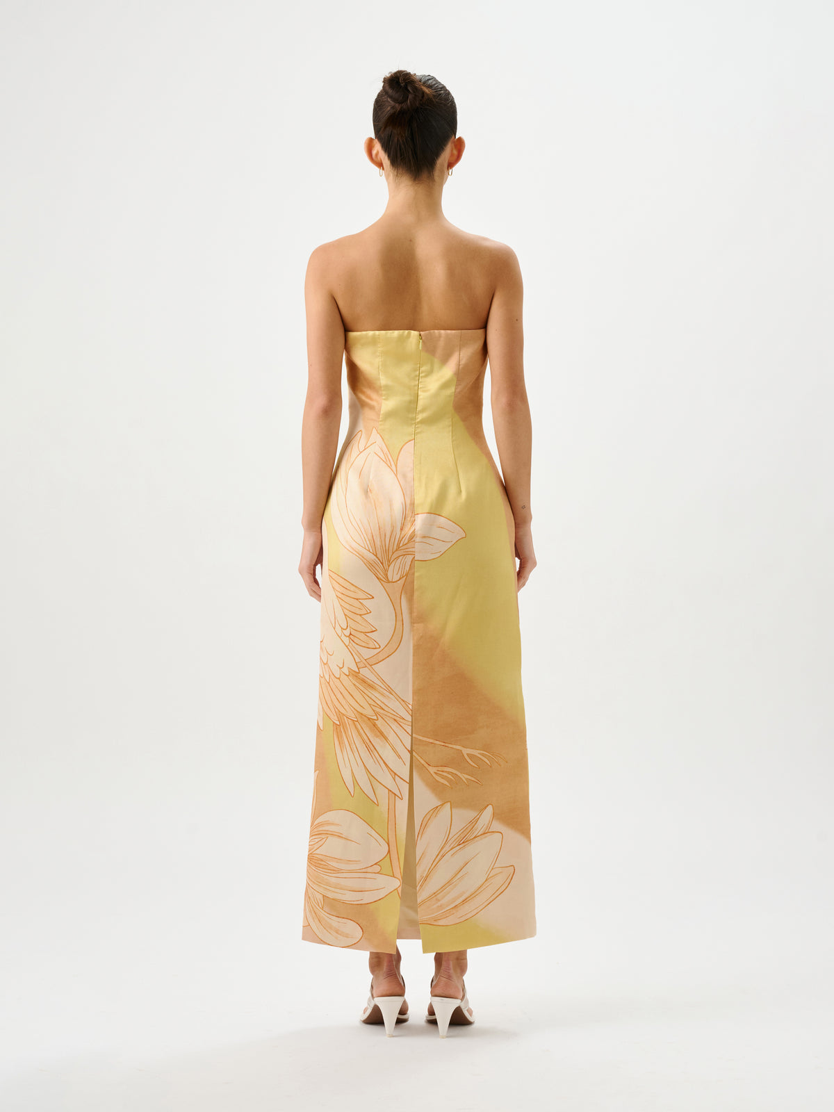 Pascal Strapless Dress Plume