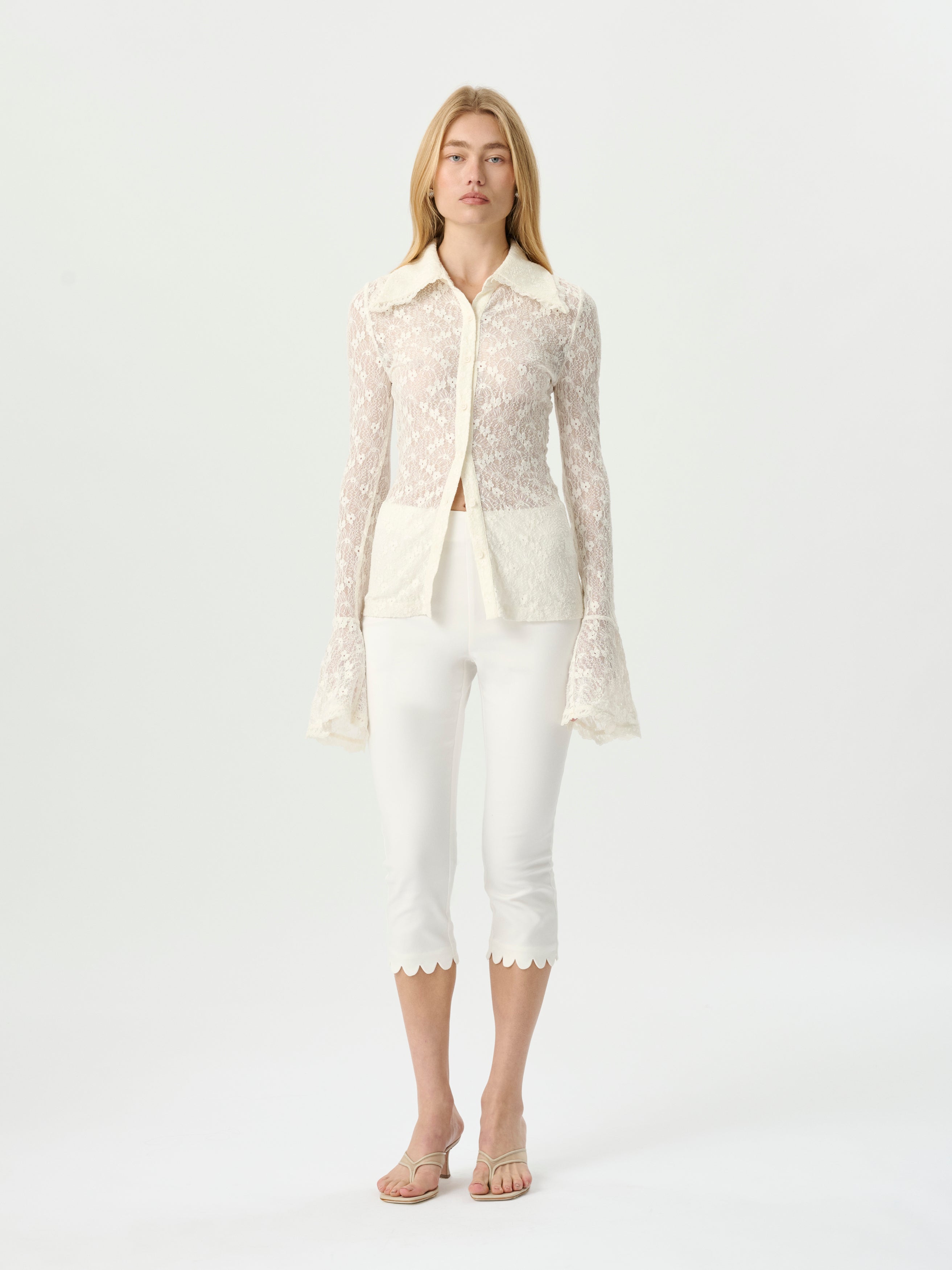 Daisie Shirt Cameo Lace