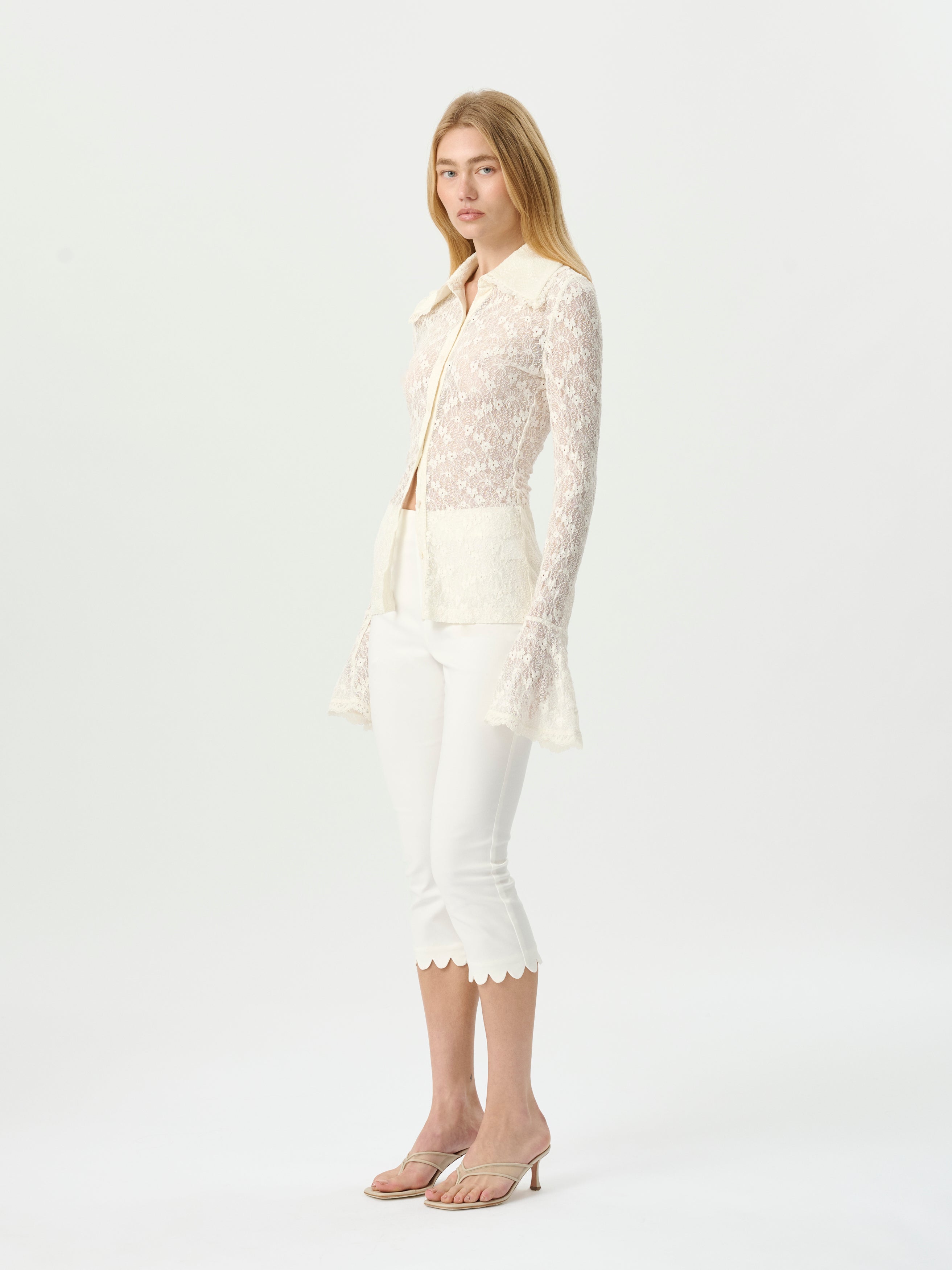 Daisie Shirt Cameo Lace