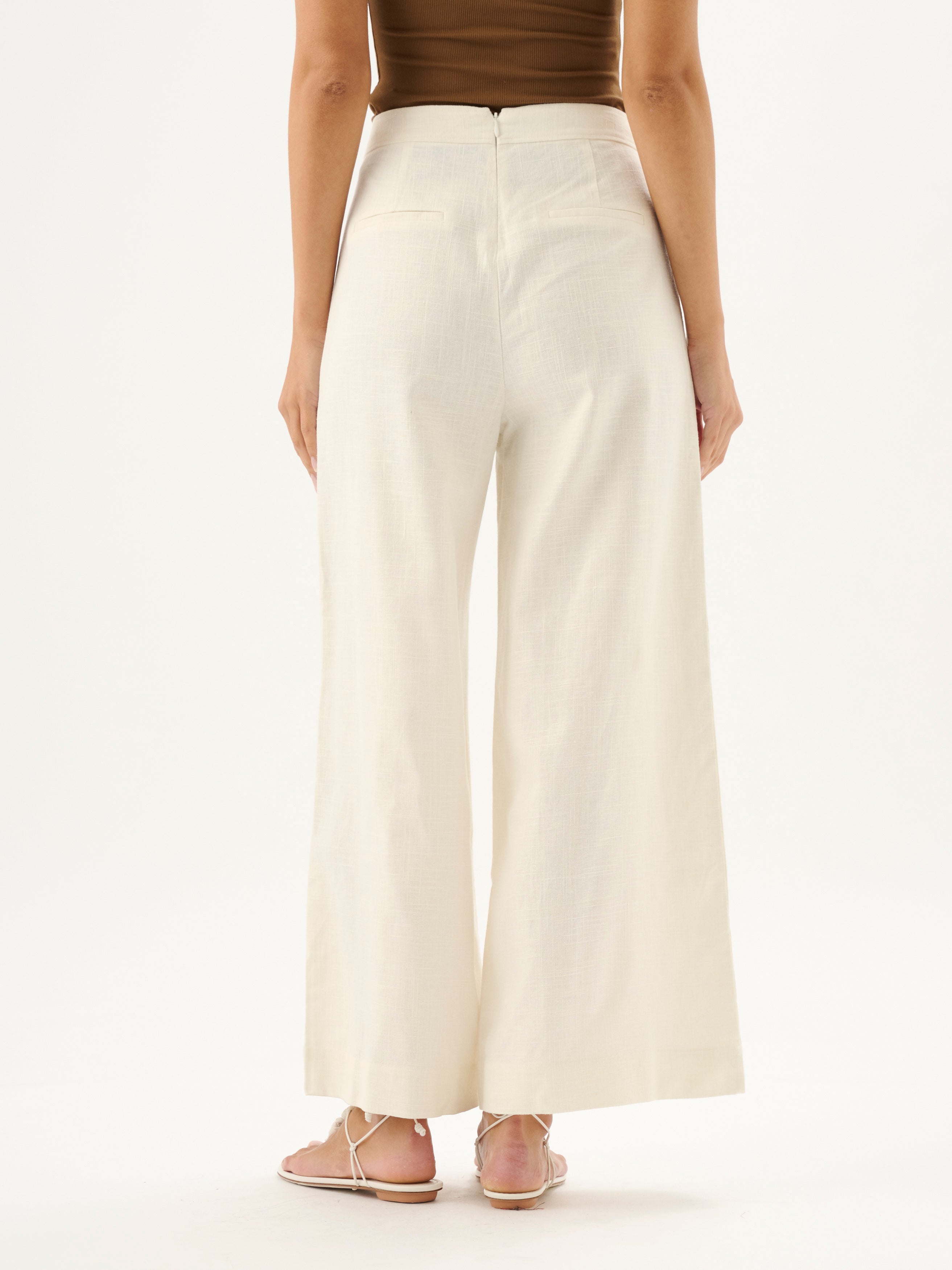 WAVERLY PANT | ECRU