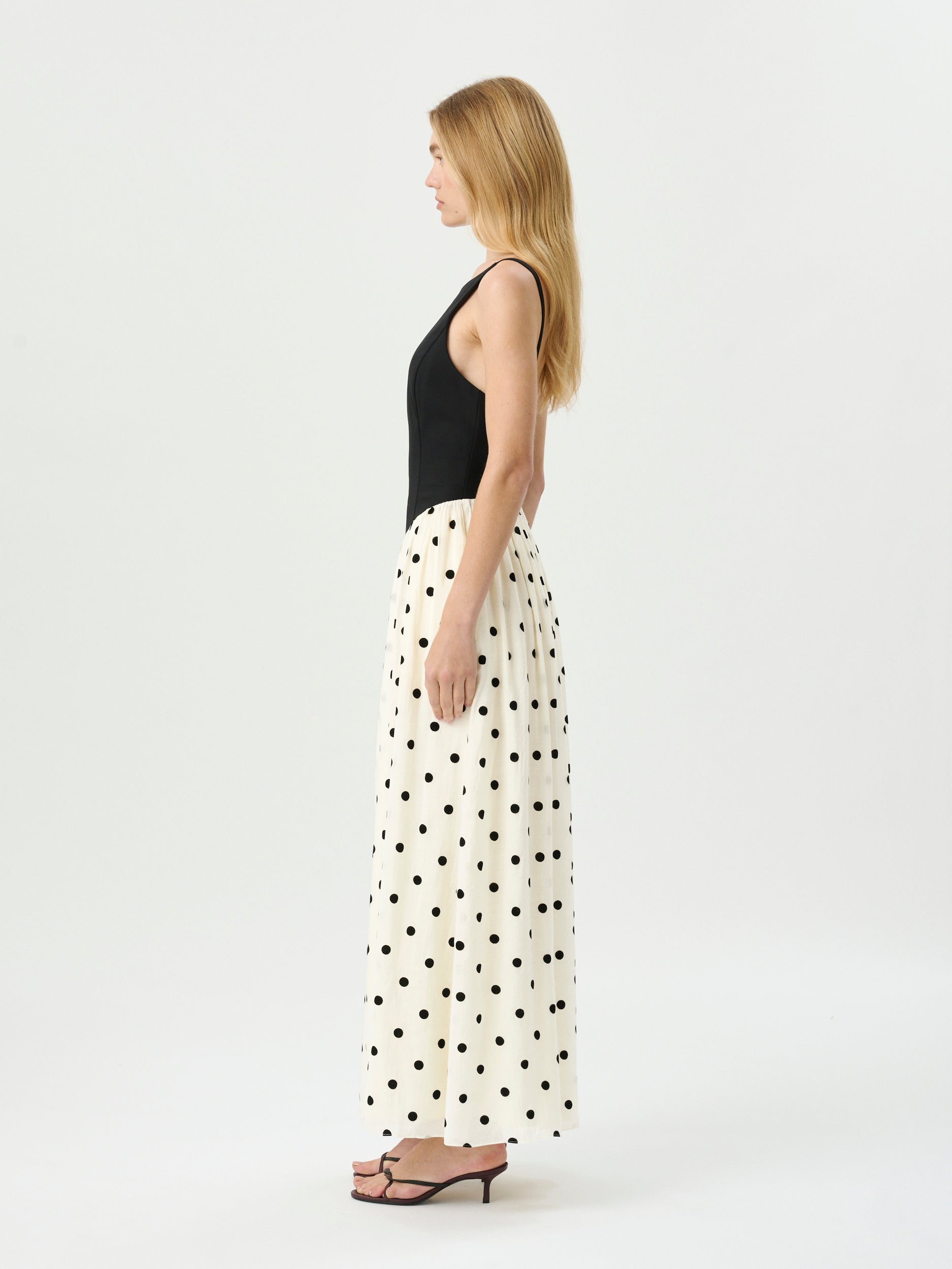 Pamela Dress Heirloom Dot