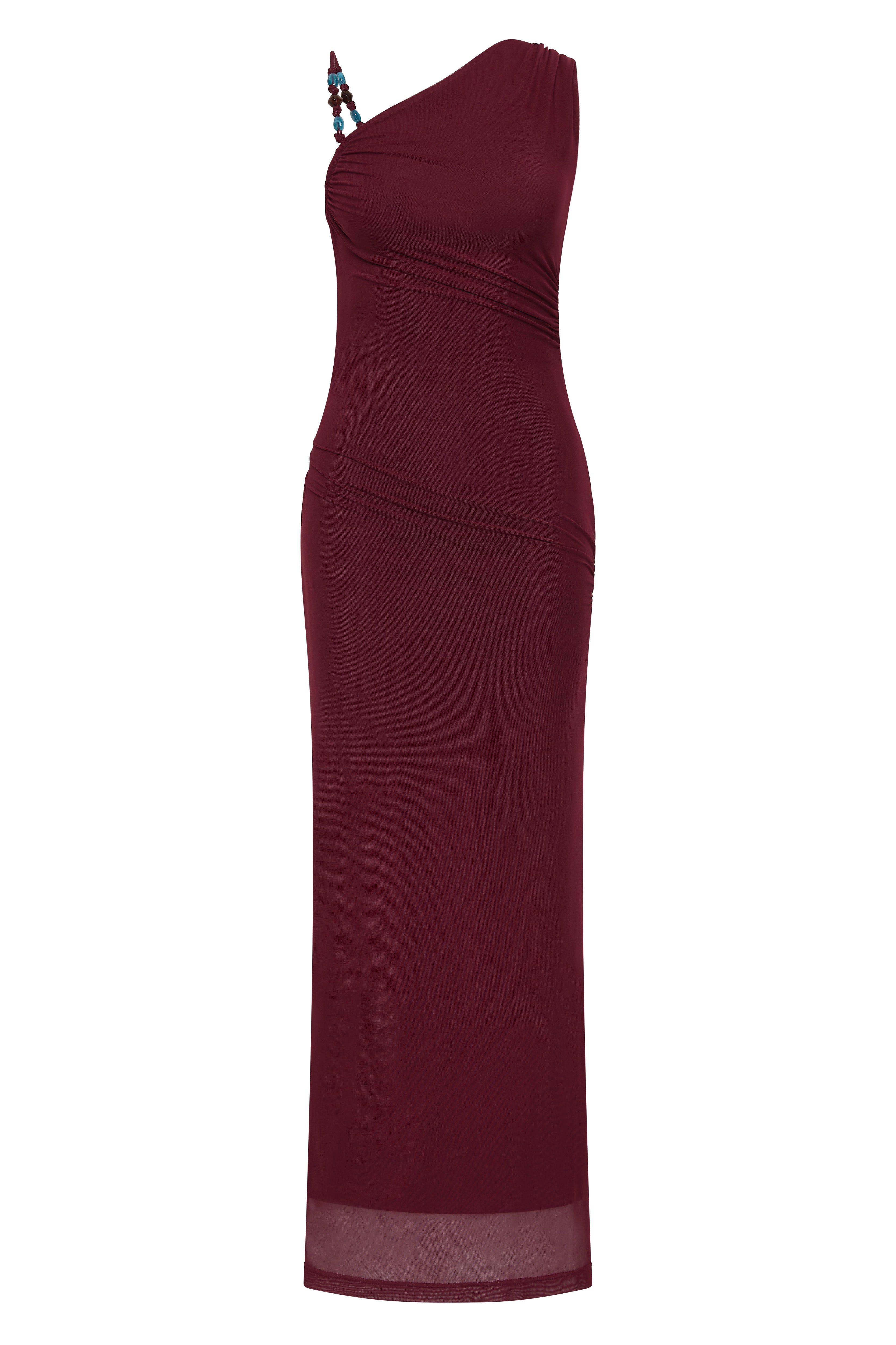 Ember Mesh Dress Mulberry