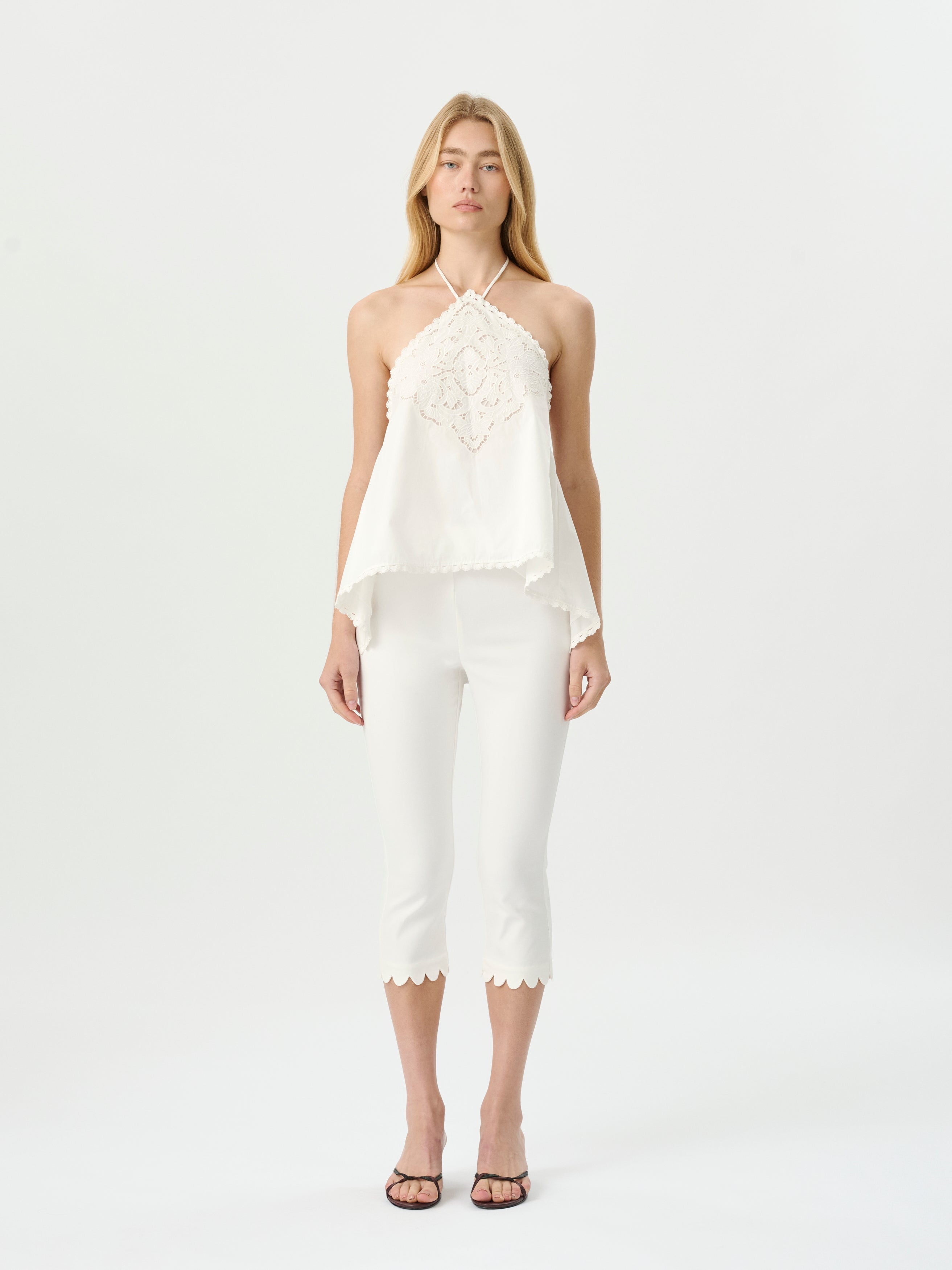 Marianne Halter Top White