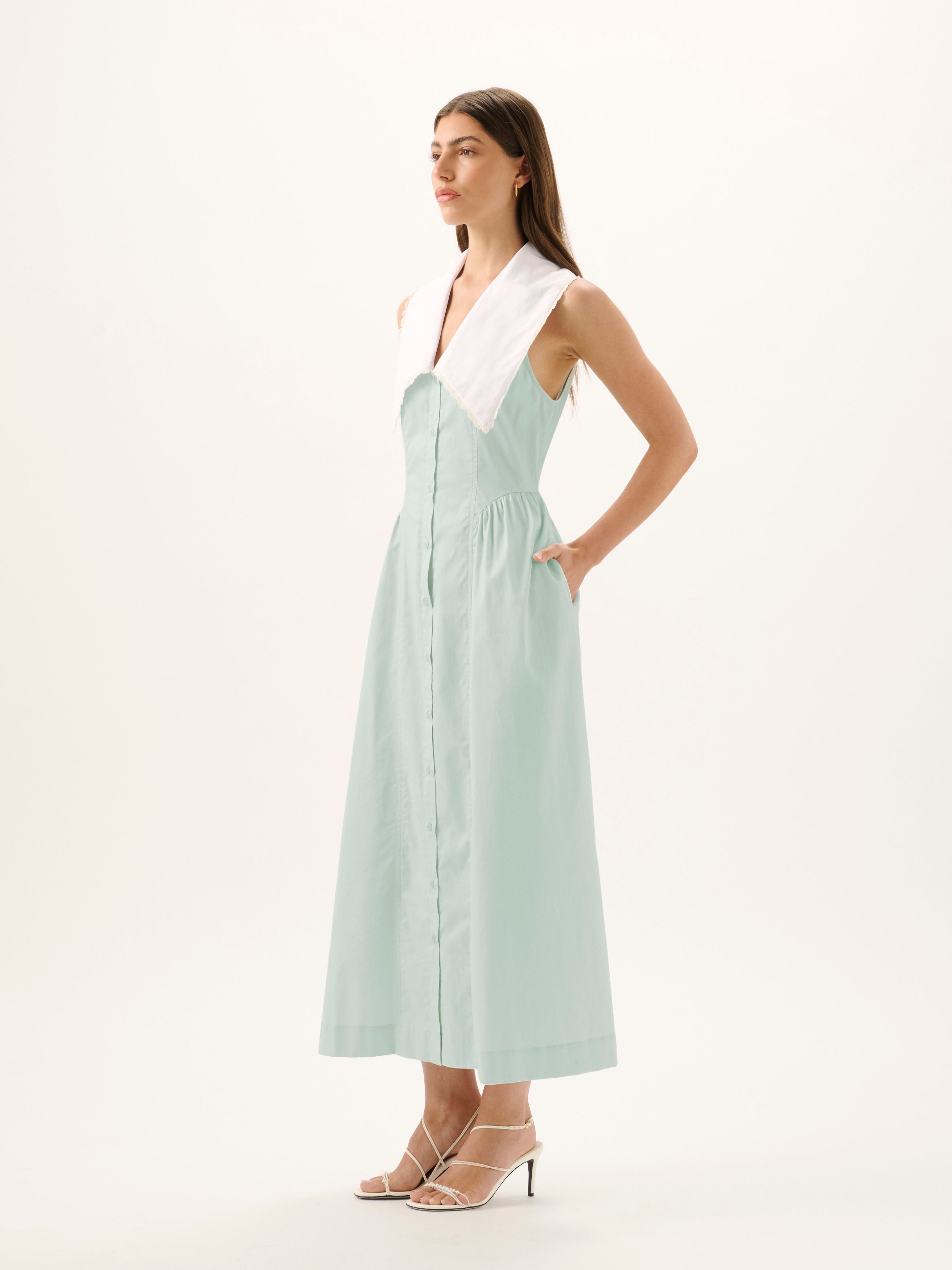 VALENTINA SHIRT DRESS | OCEAN SPRITZ