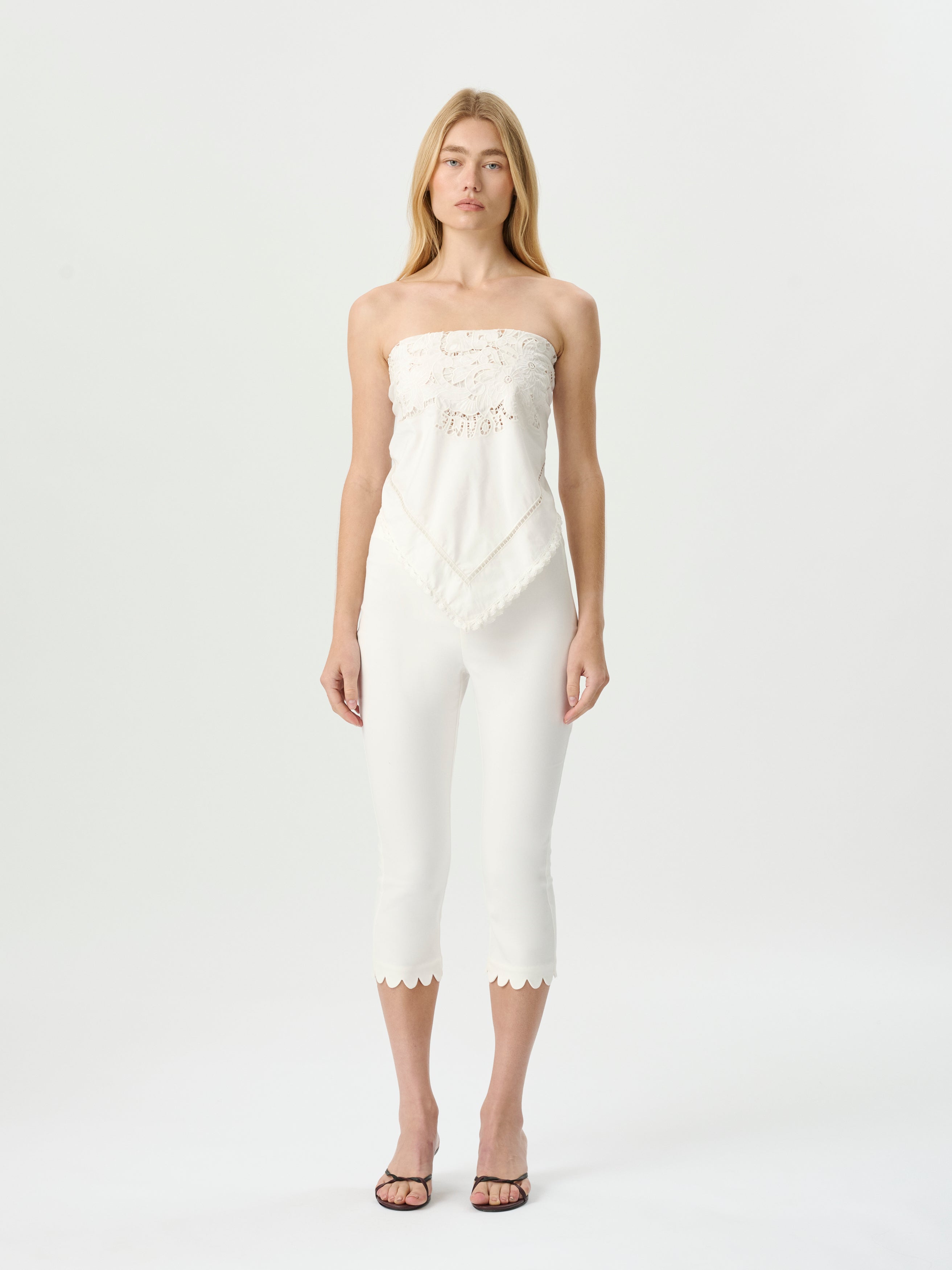Bonnie Scarf White