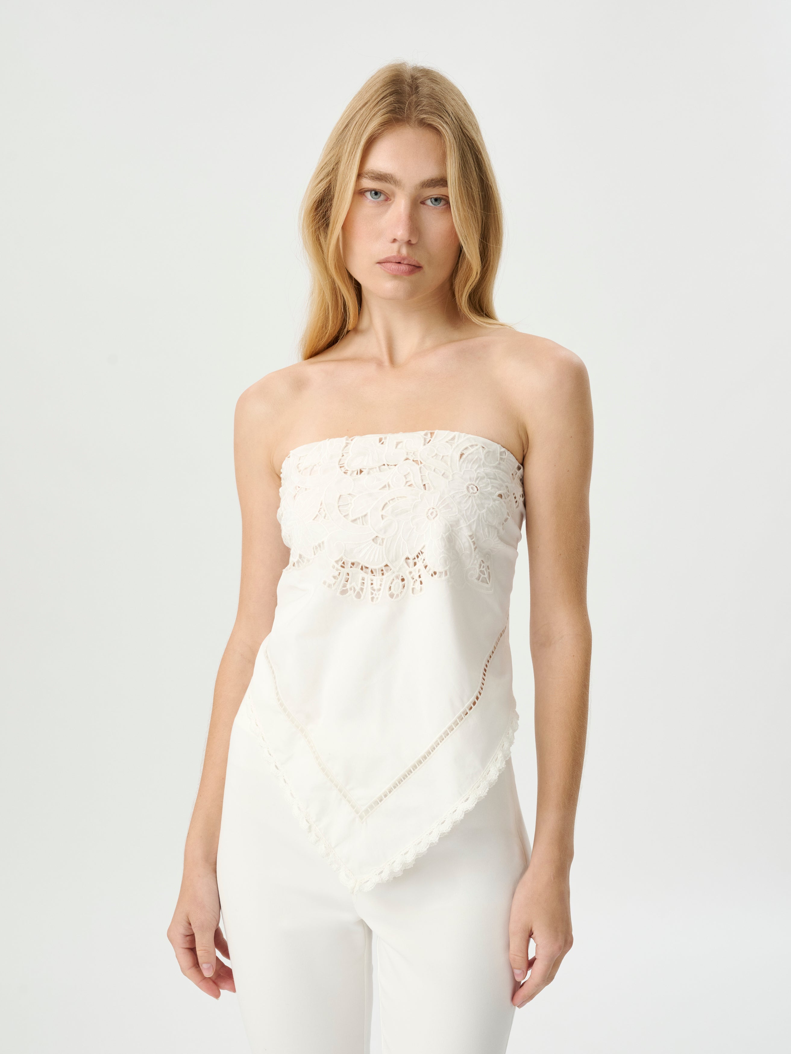 Bonnie Scarf White