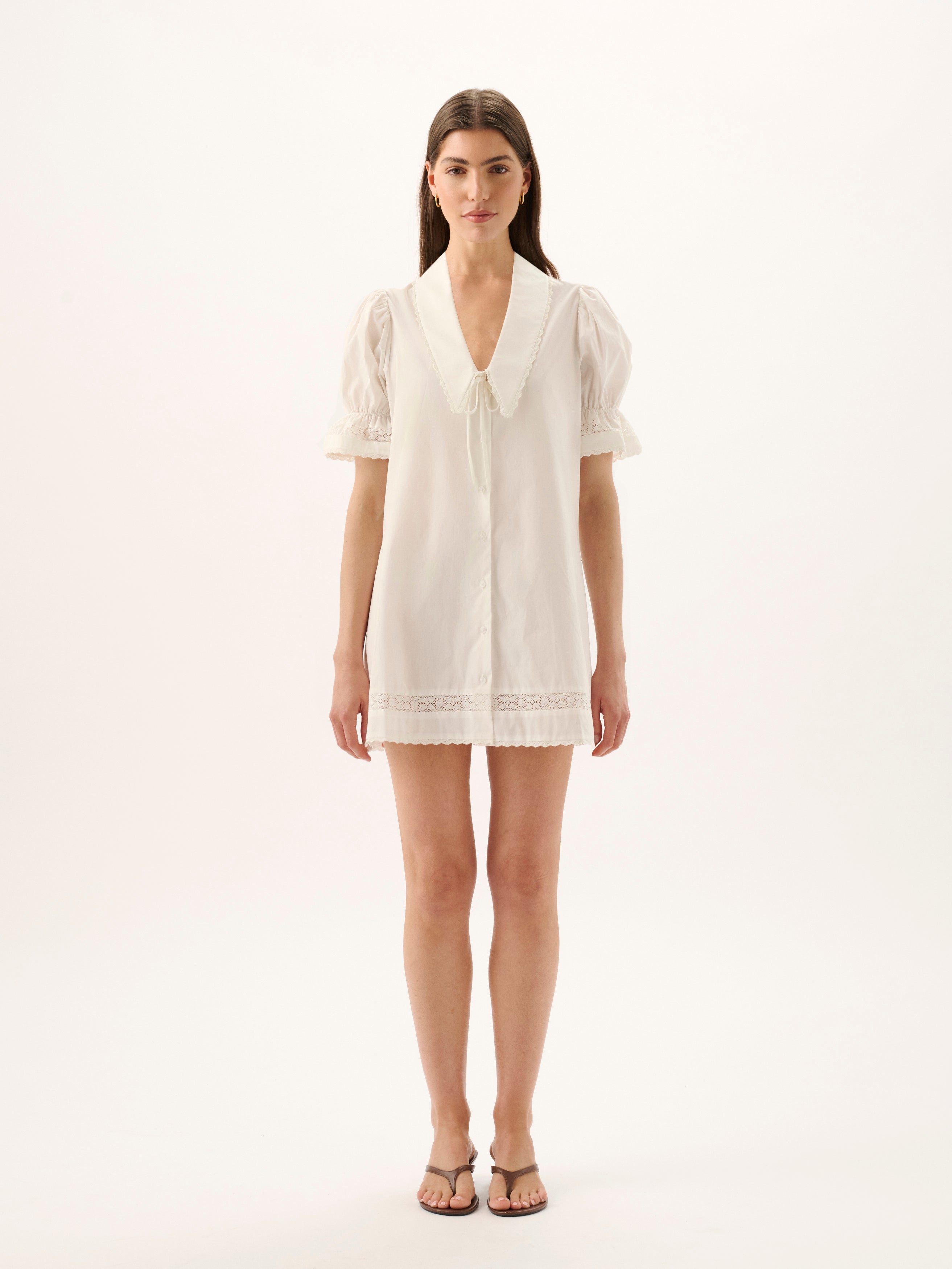 MAISIE MINI DRESS | WHITE