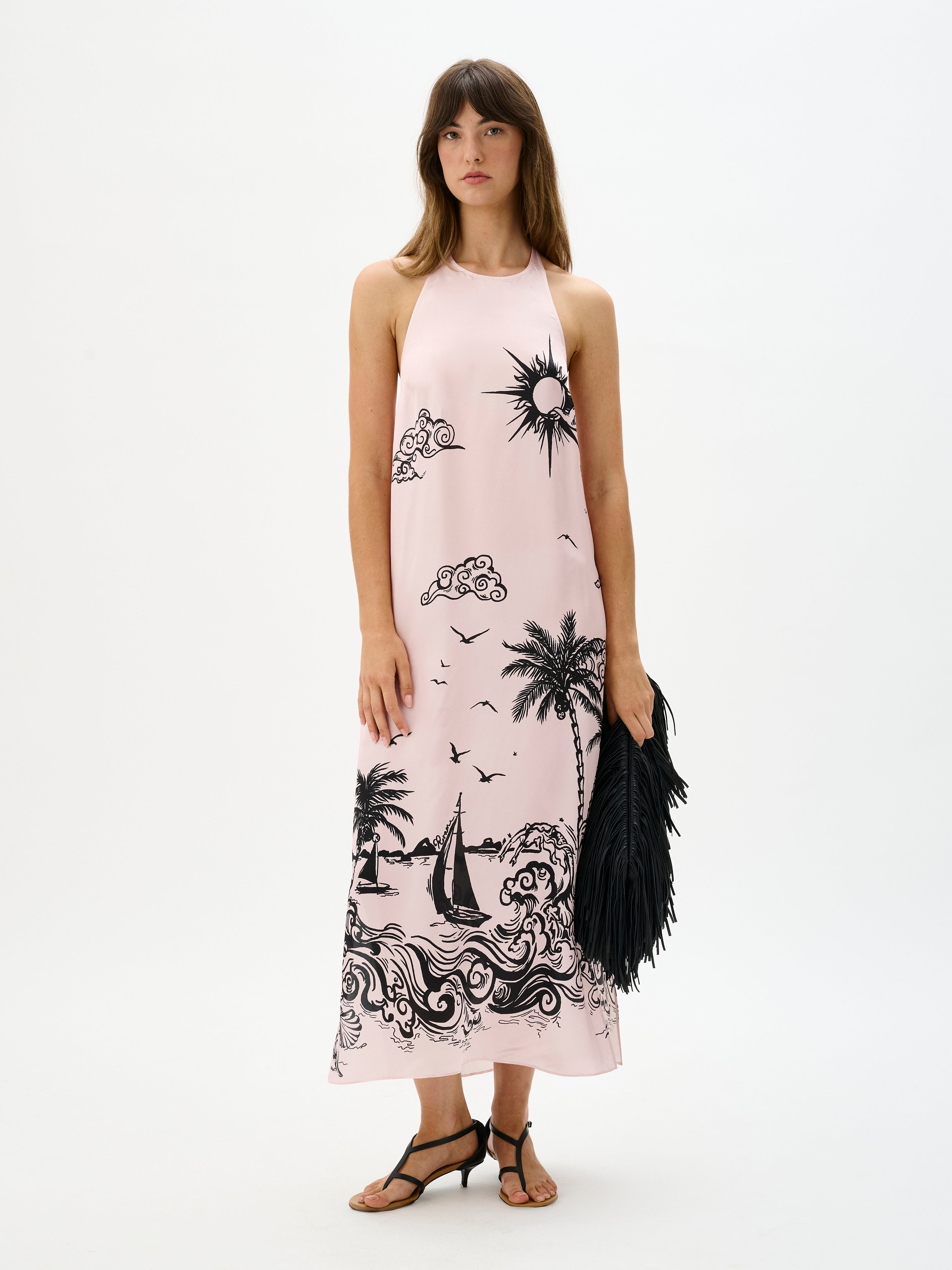 DAKOTA HALTER DRESS | CIAO ROSA