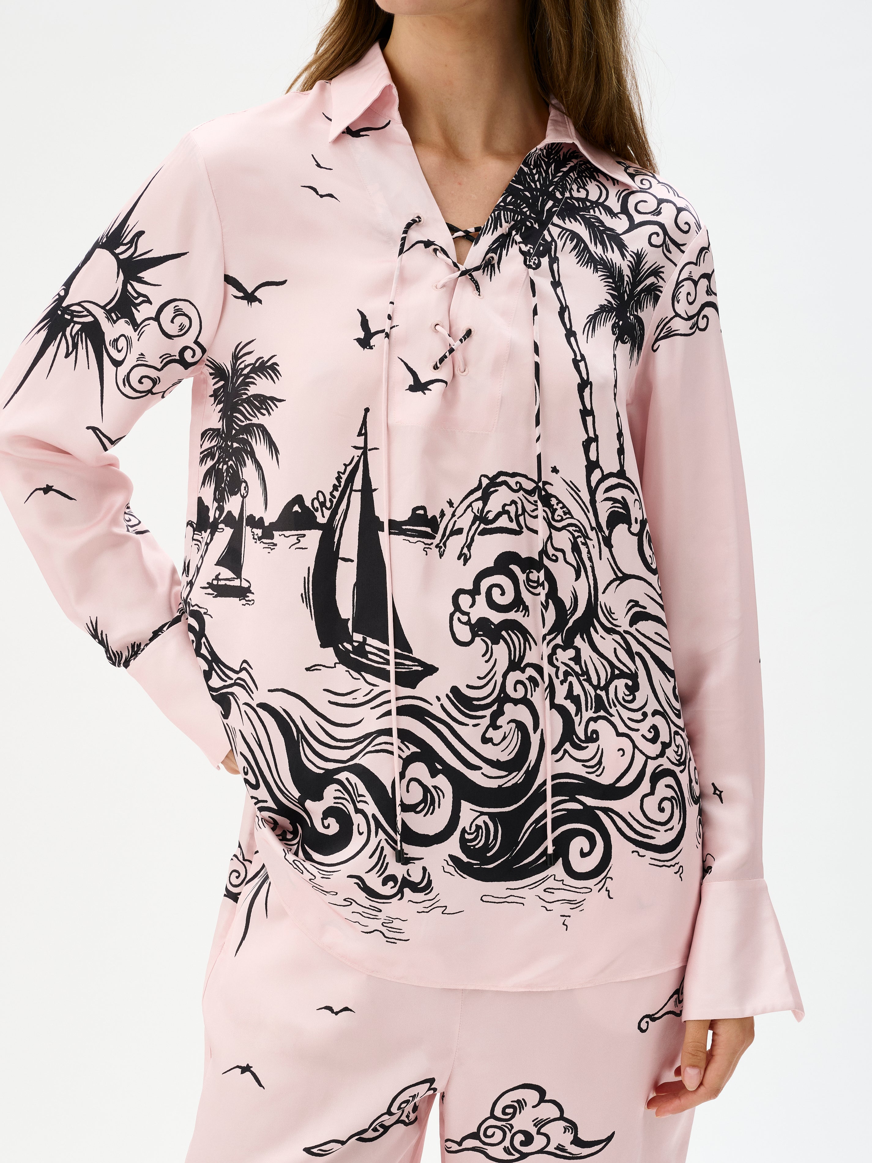 MONROE TIE SHIRT | CIAO ROSA