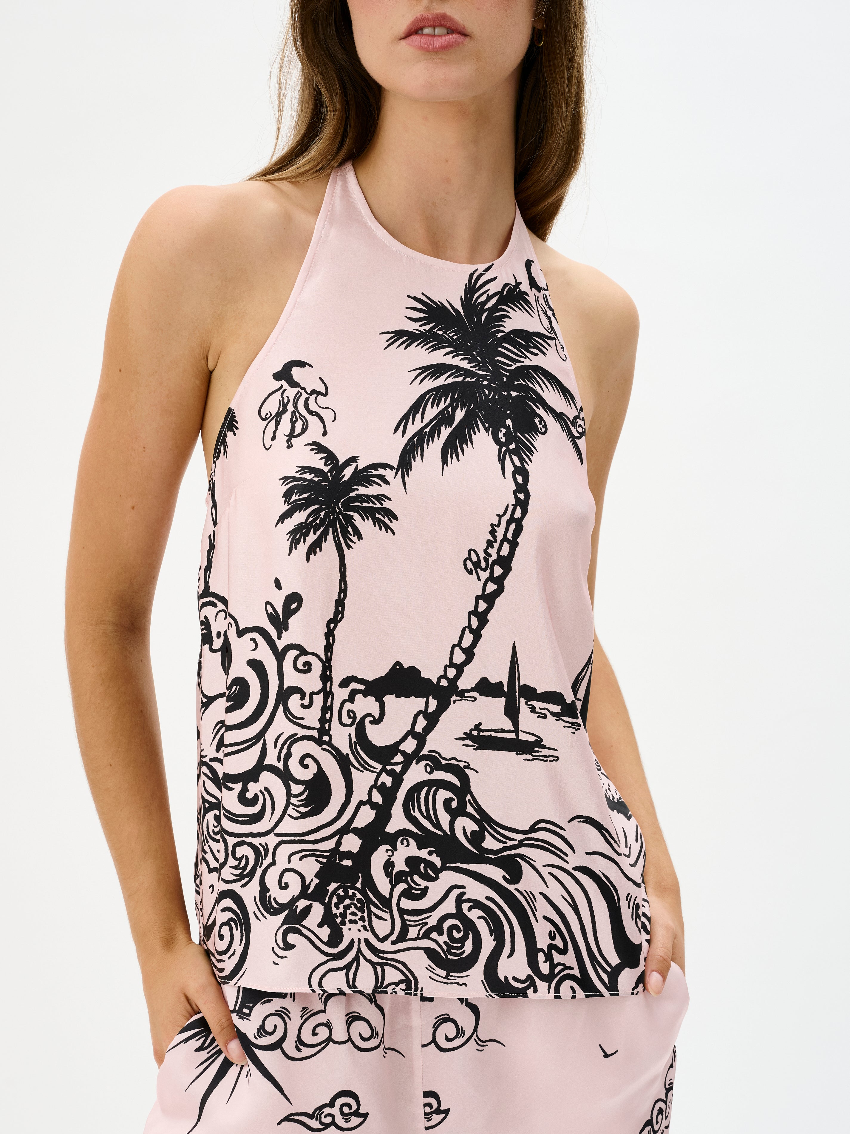 SKYLAR HALTER TOP | CIAO ROSA