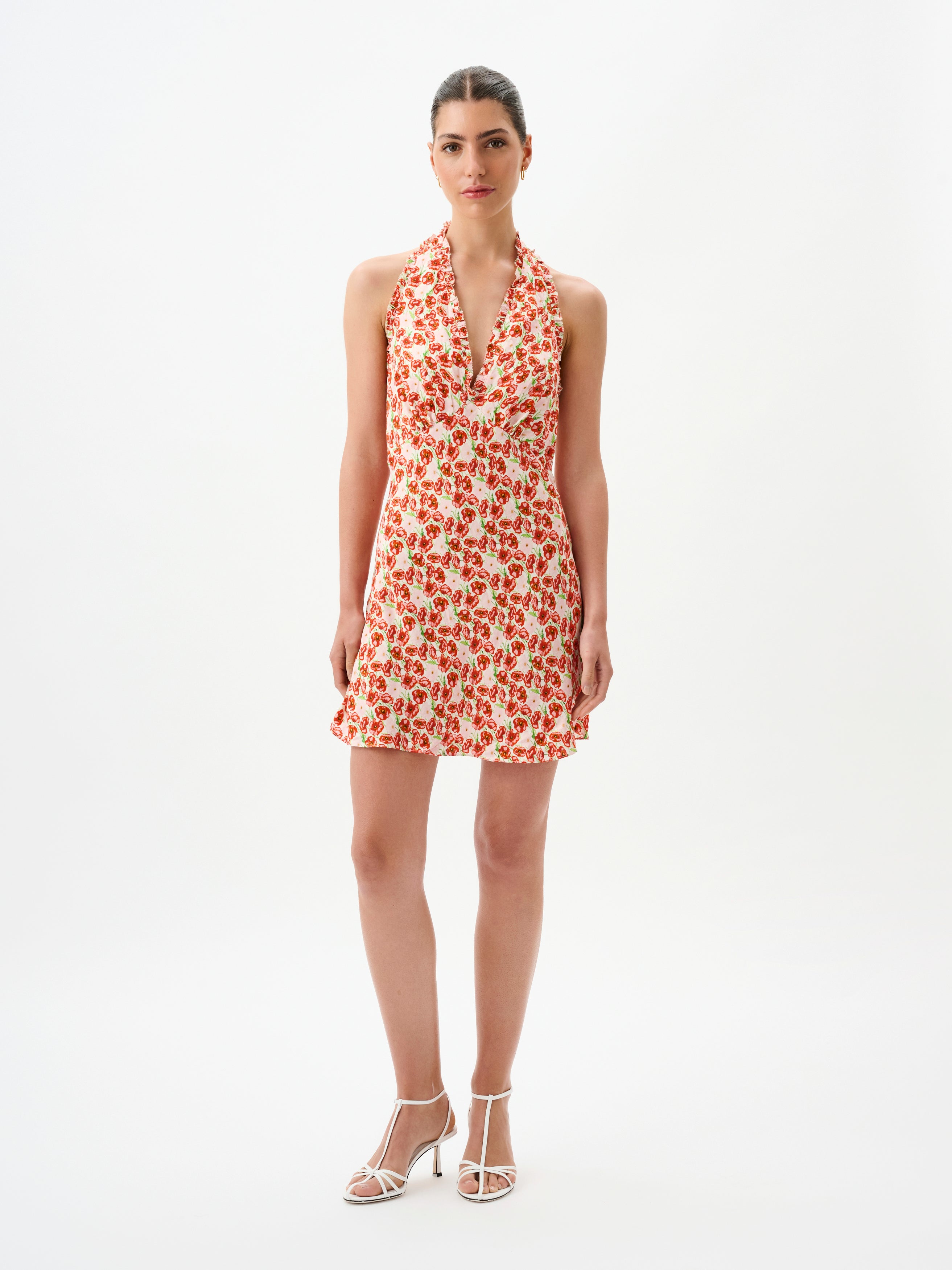 MADELEINE DRESS | FIELDS OF POPPY