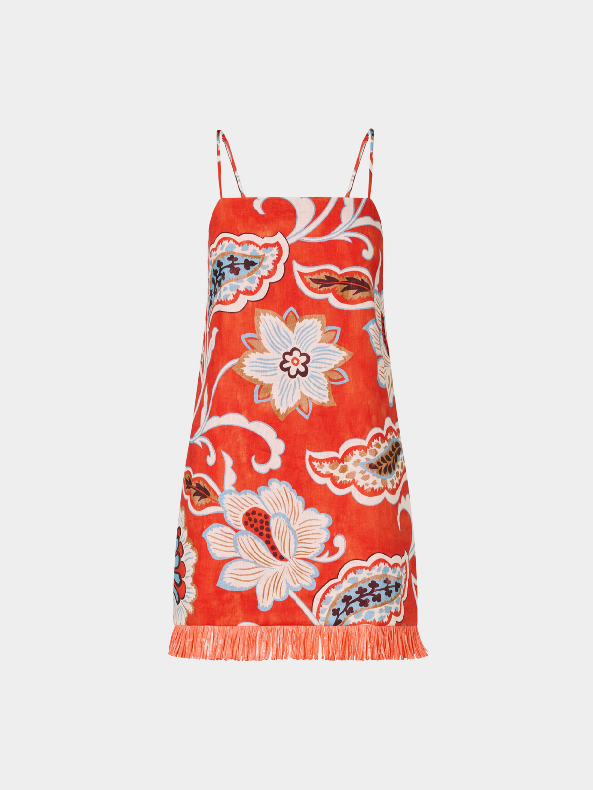 Willa Fringe Dress Paradiso Chintz
