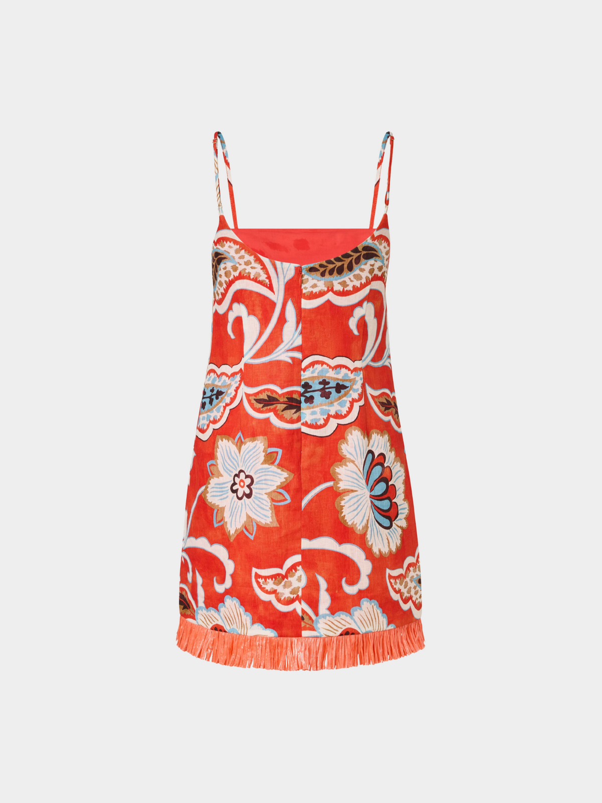 Willa Fringe Dress Paradiso Chintz
