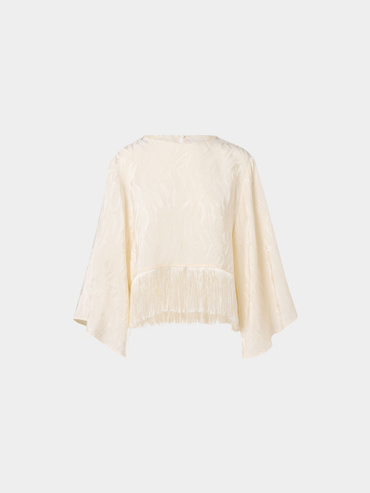Vali Jacquard Top Ivory