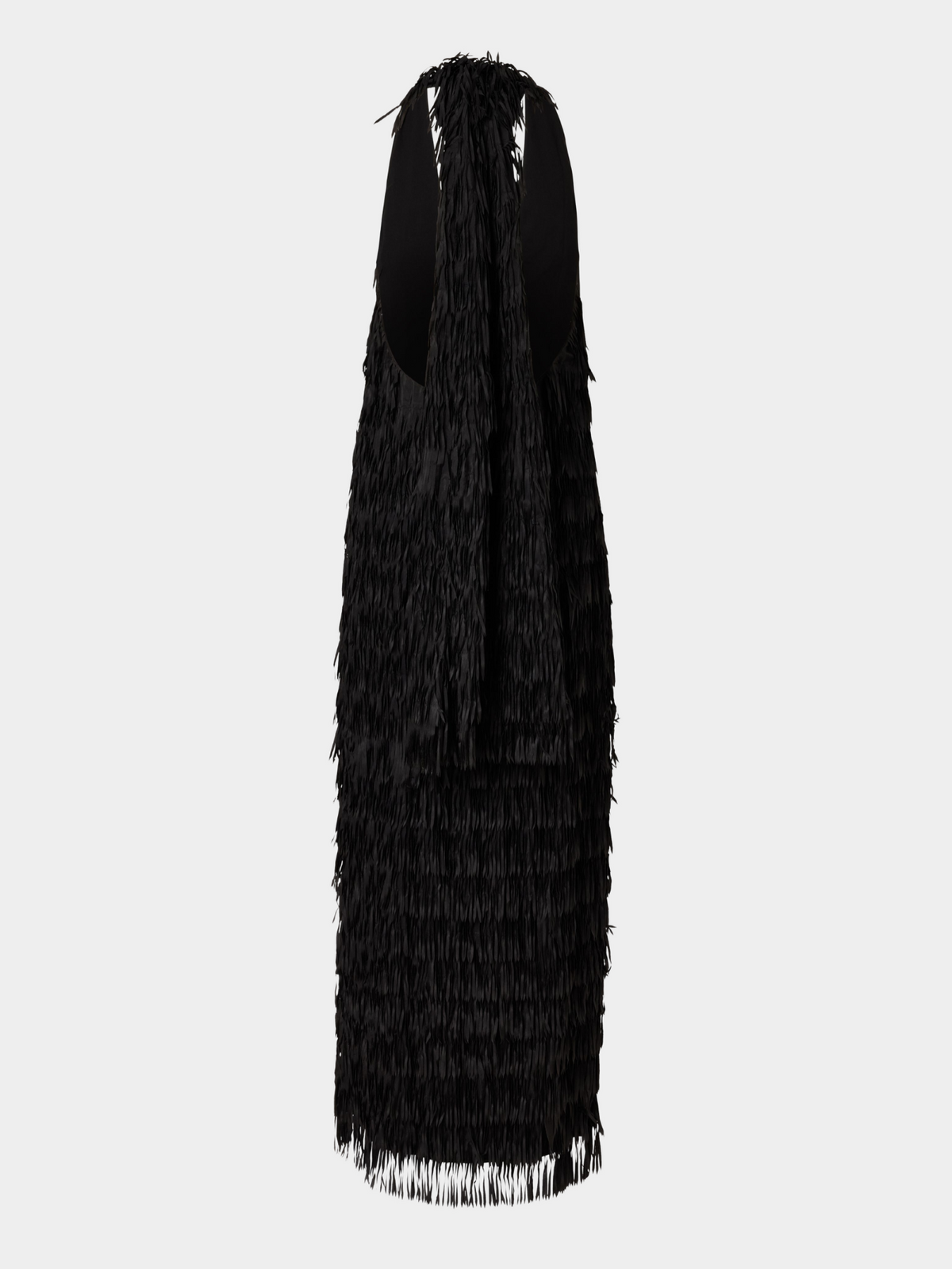 Ischia Fringe Dress Black