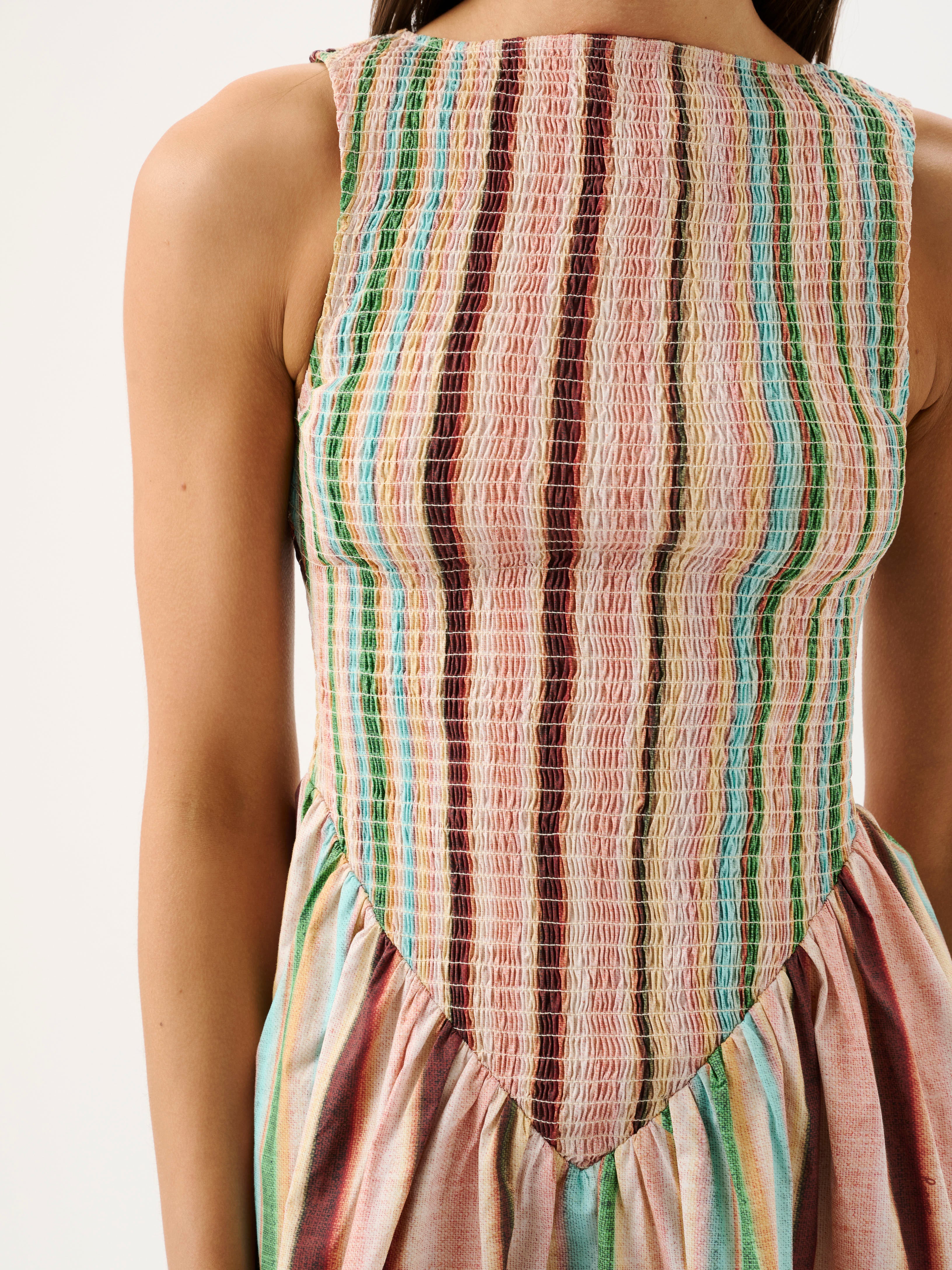 GIGI DRESS | PRISM STRIPE